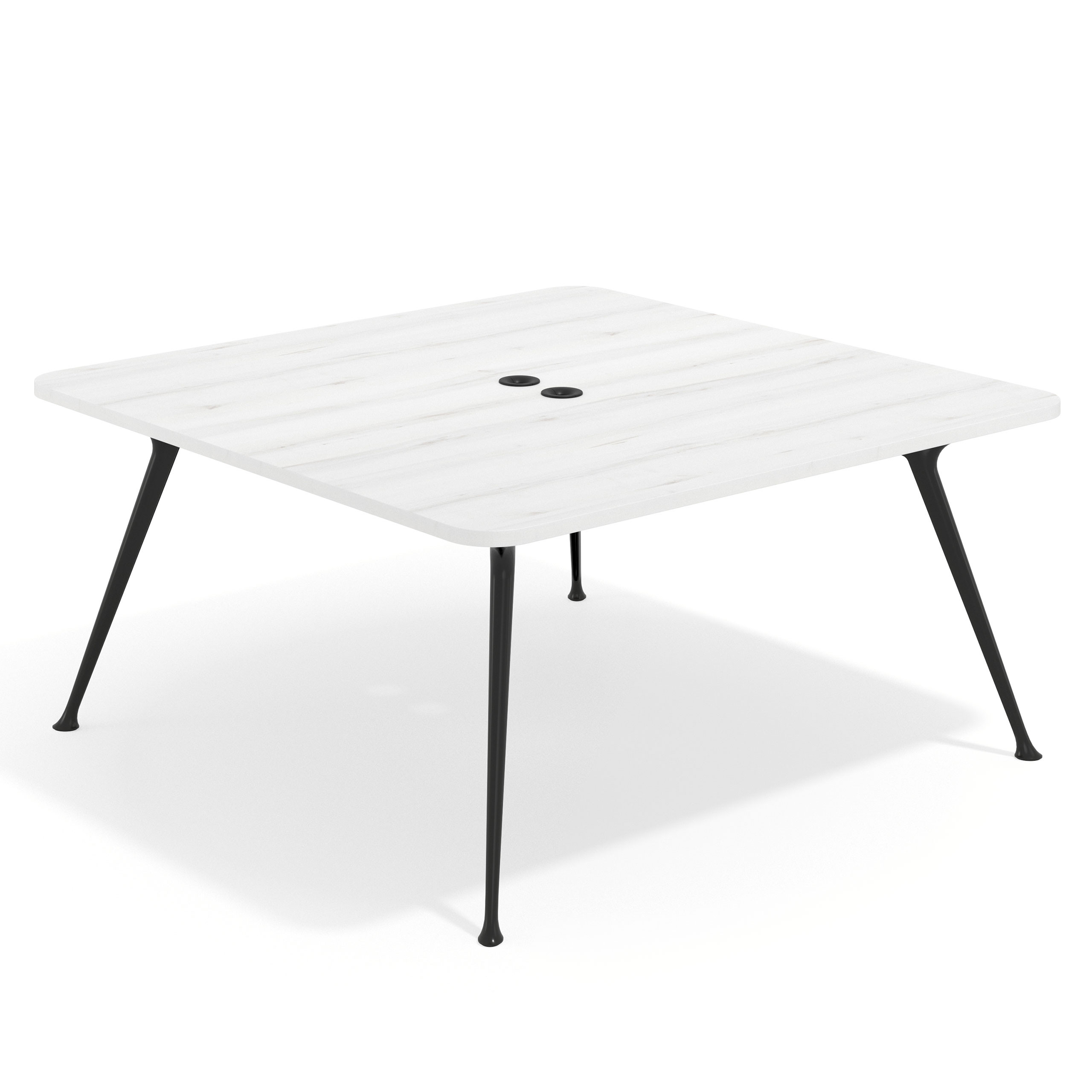 mesa reuniones 160x160 albo tekno mesa fondo 160cm 1