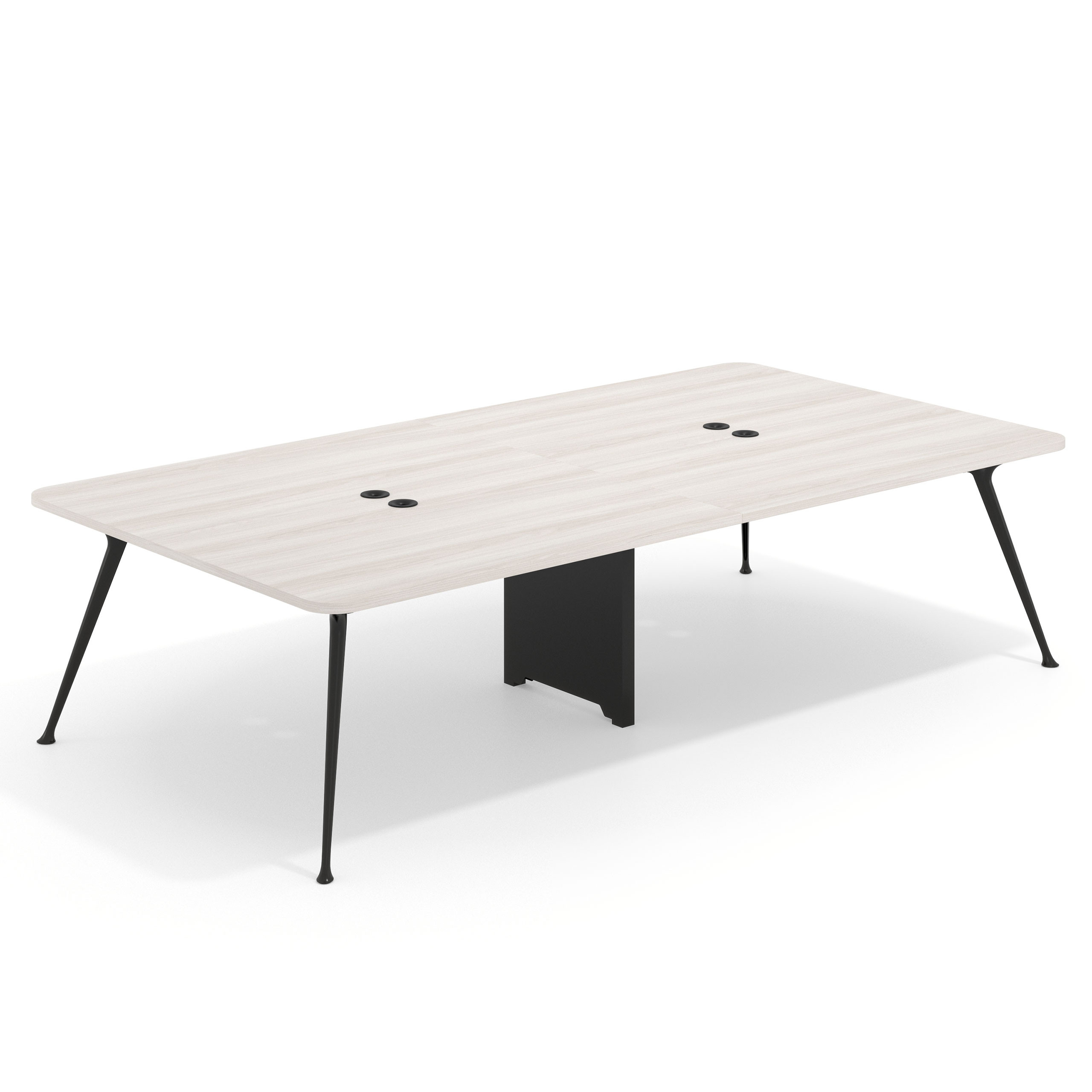 mesa reuniones 260x160 california tekno mesa doble fondo 160cm 1
