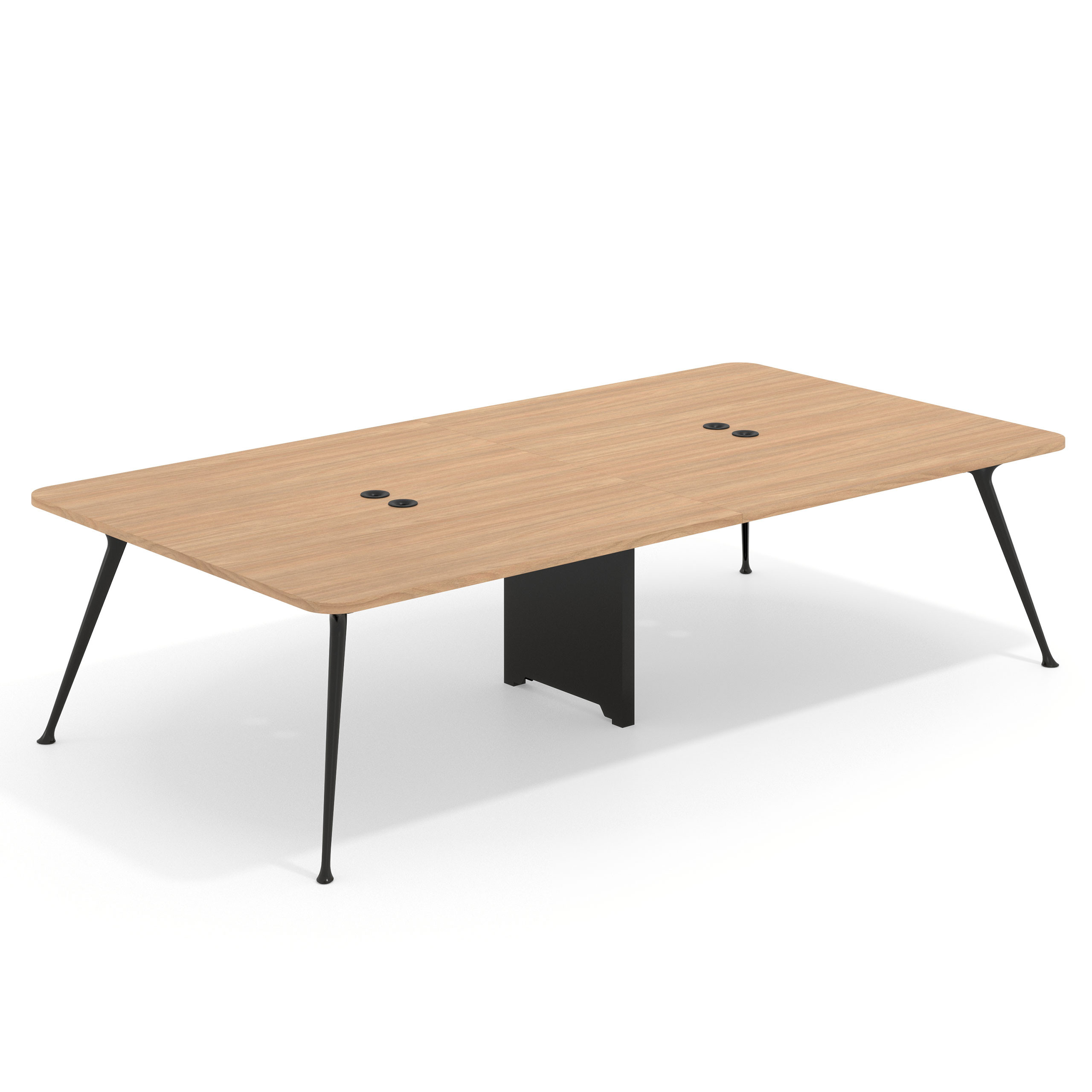 mesa reuniones 260x160 siroco tekno mesa doble fondo 160cm 1