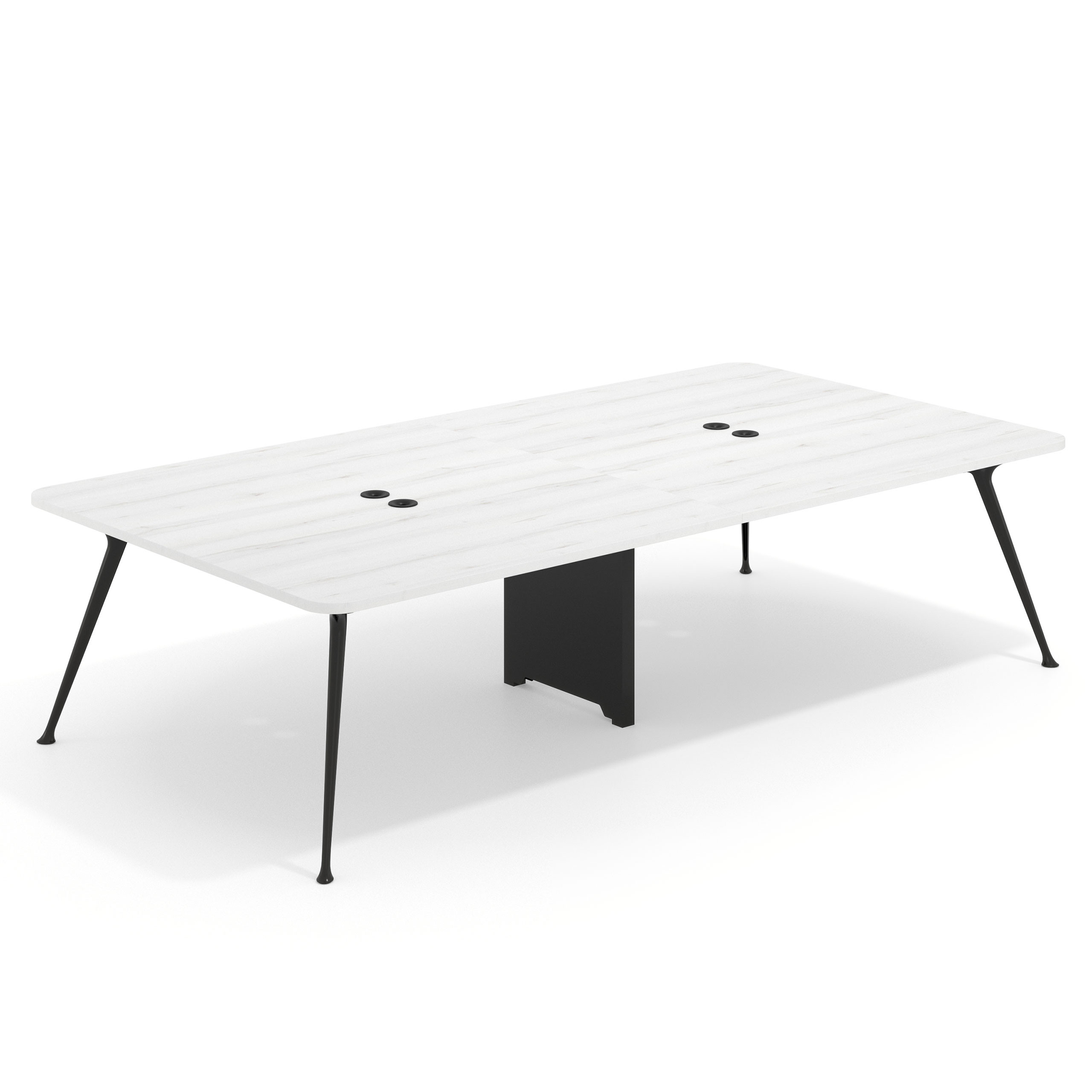 mesa reuniones 260x160 albo tekno mesa doble fondo 160cm 1