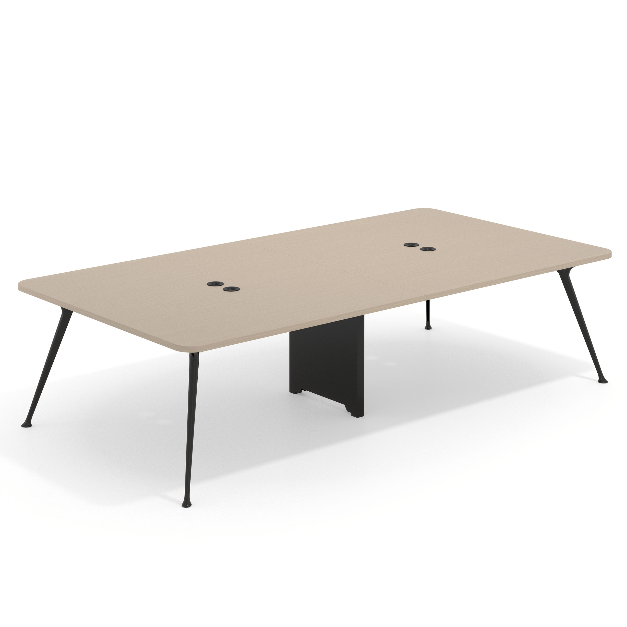 mesa reuniones 260x160 canvas tekno mesa doble fondo 160cm 1