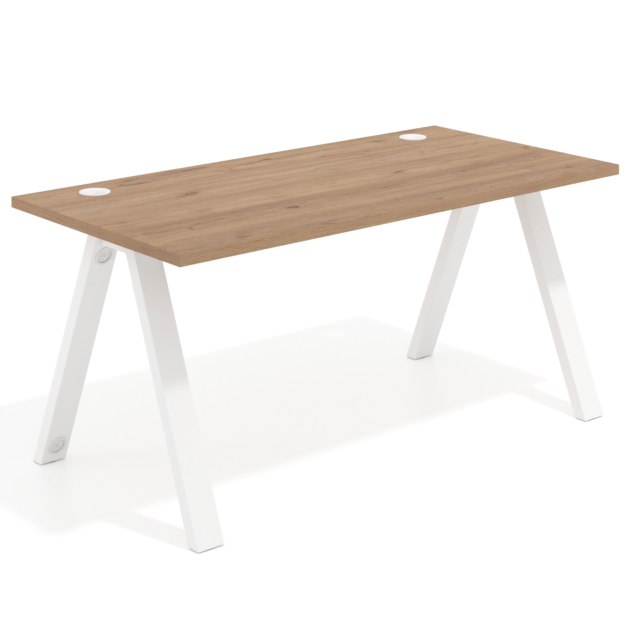 mesa de escritorio 120x80 naturale uvepro mesa individual fondo 80cm recto 1