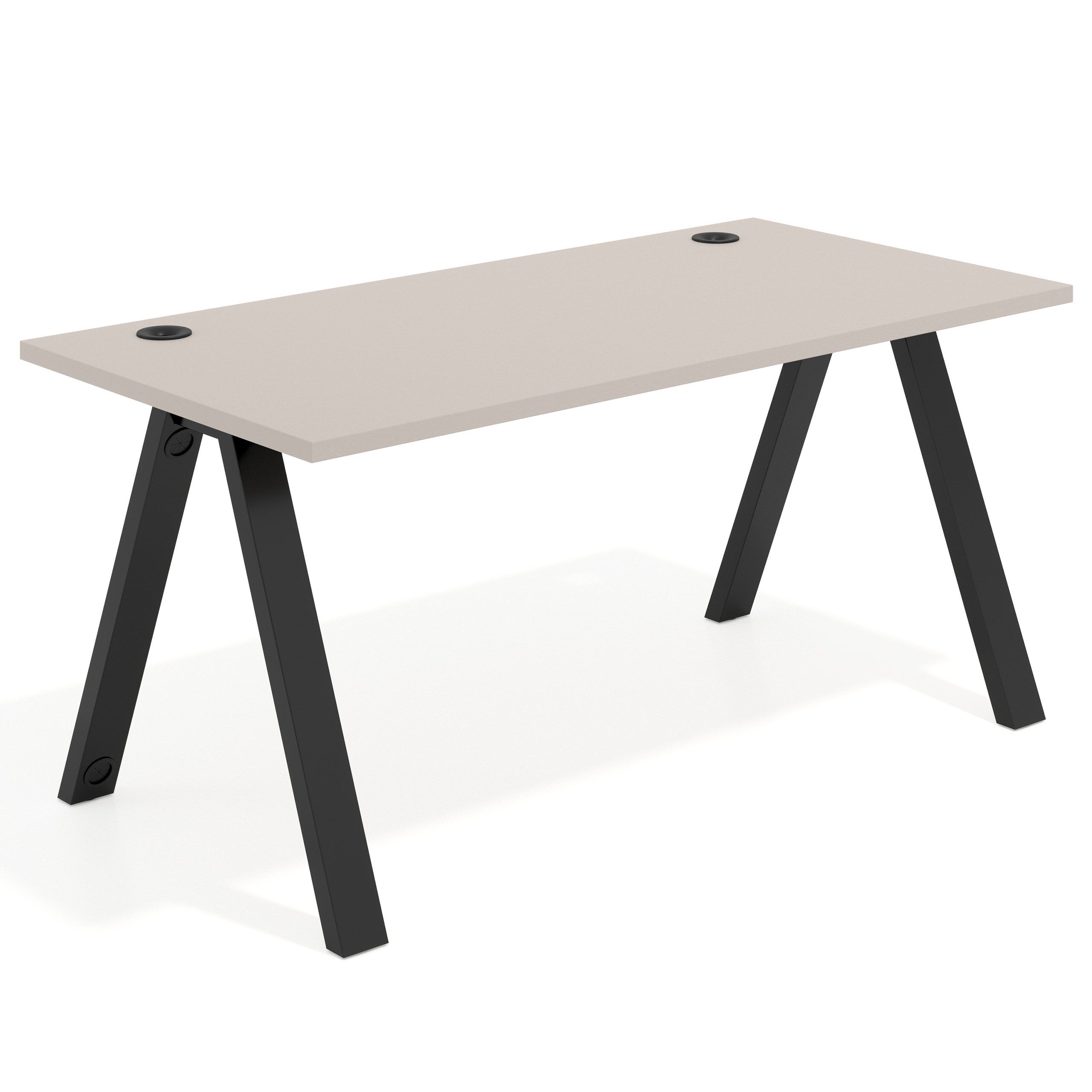 mesa de escritorio 120x80 gris coco uvepro mesa individual fondo 80cm recto 1