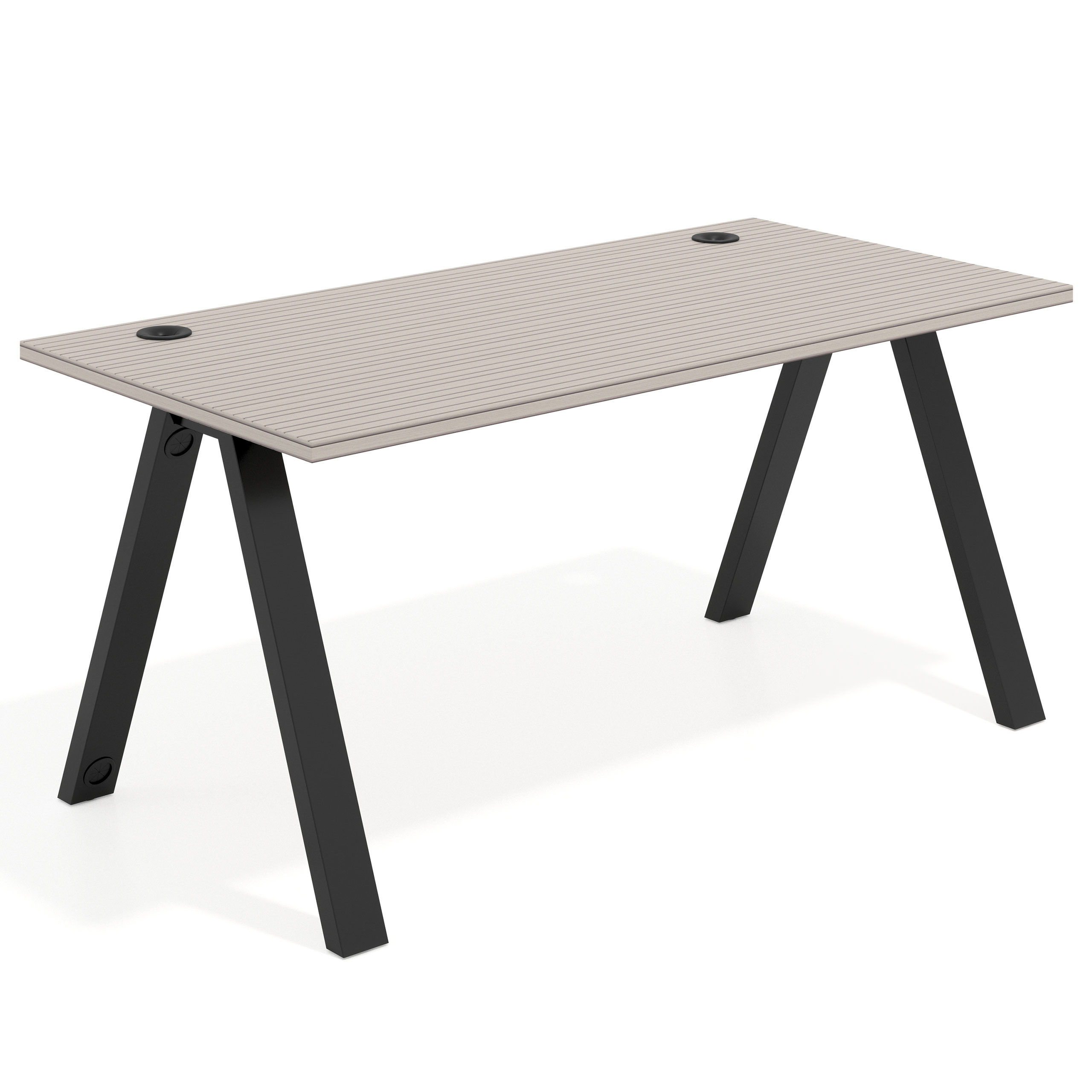 mesa de escritorio 140x80 rayado coco uvepro mesa individual fondo 80cm recto 1
