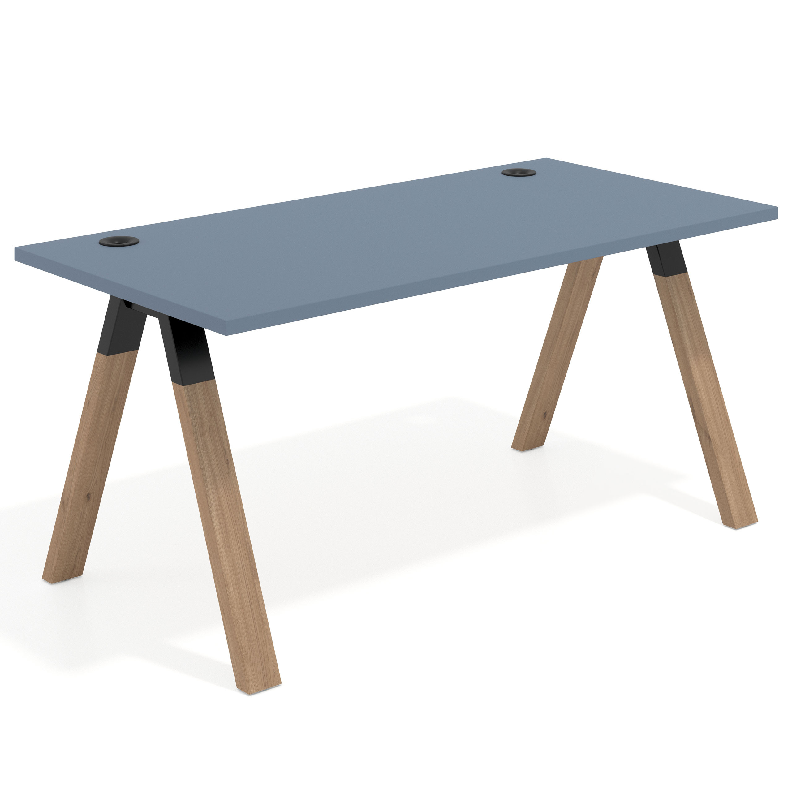 mesa de escritorio 120x80 azul talco uvepro mesa individual fondo 80cm recto 1