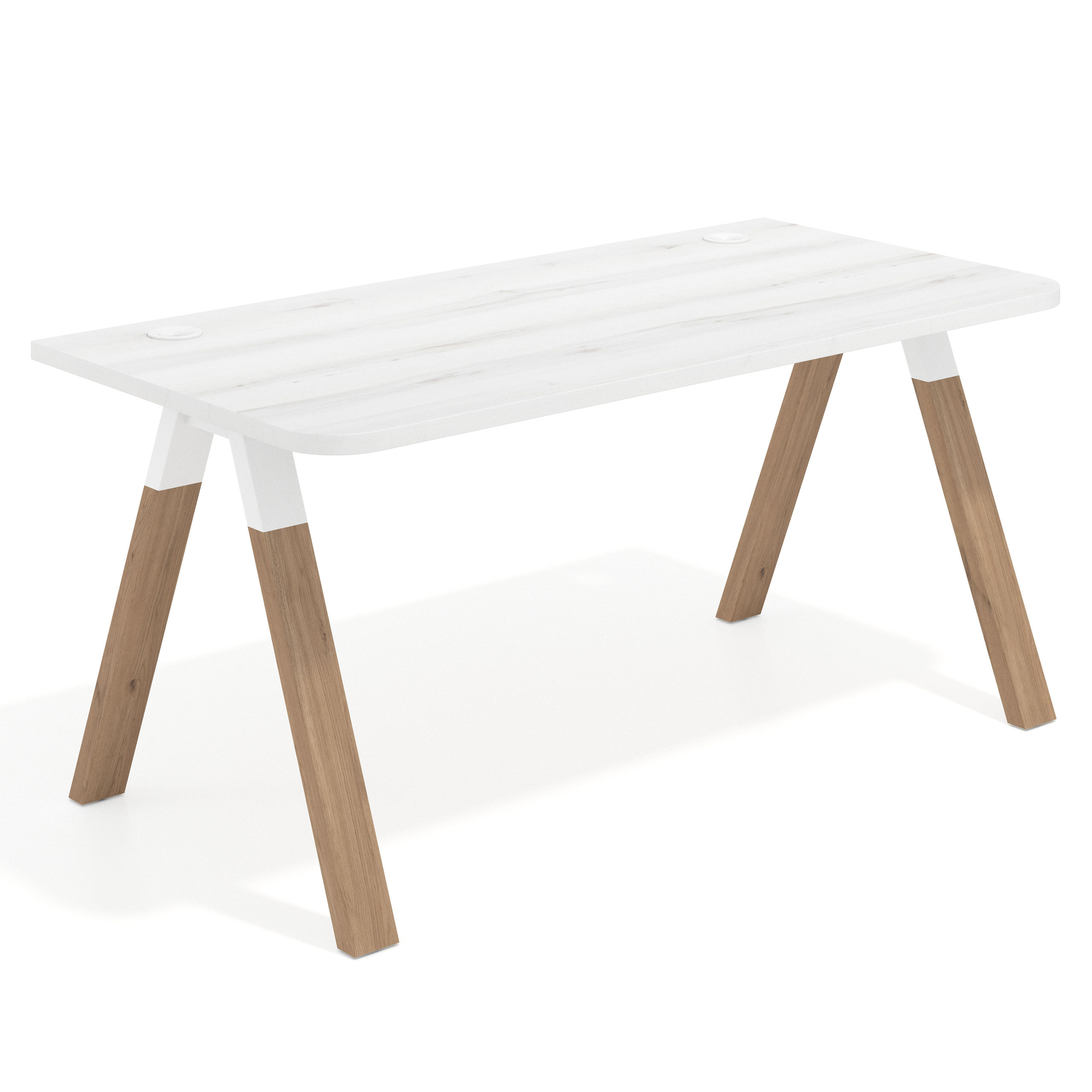 mesa de escritorio 120x80 albo uvepro curvo 1