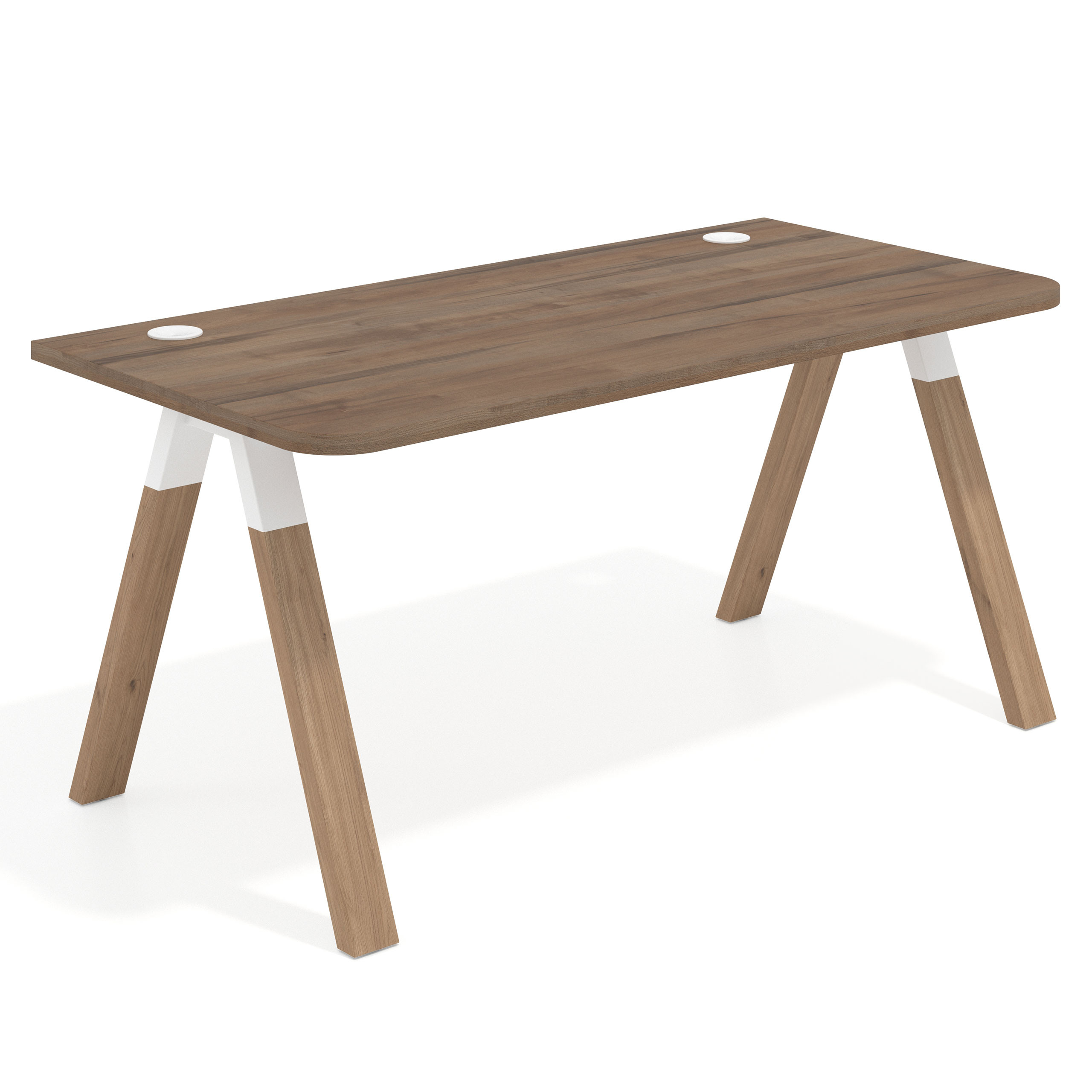 mesa de escritorio 120x80 noce sabi uvepro curvo 1