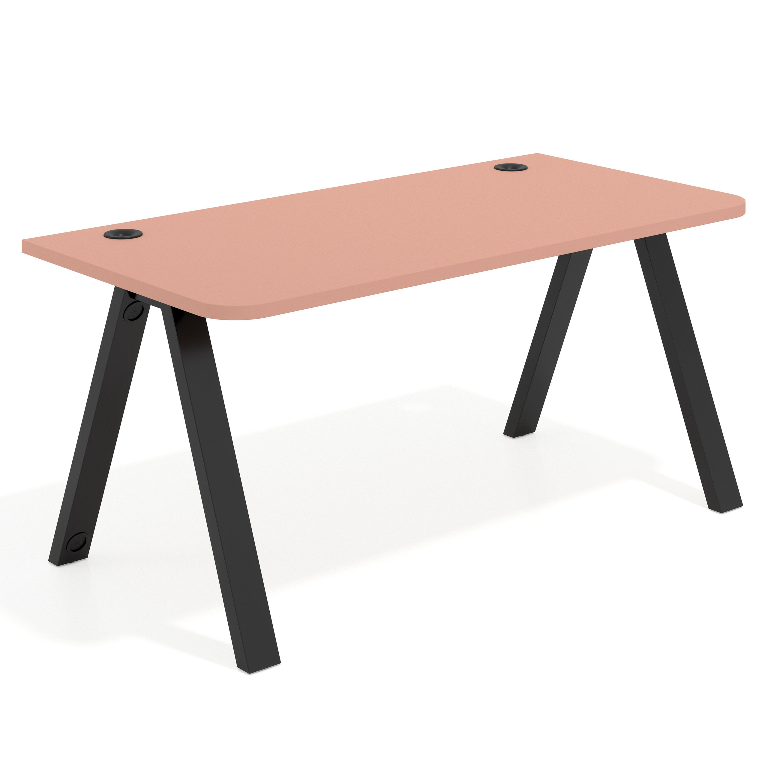 mesa de escritorio 120x80 rosa talco uvepro curvo 1