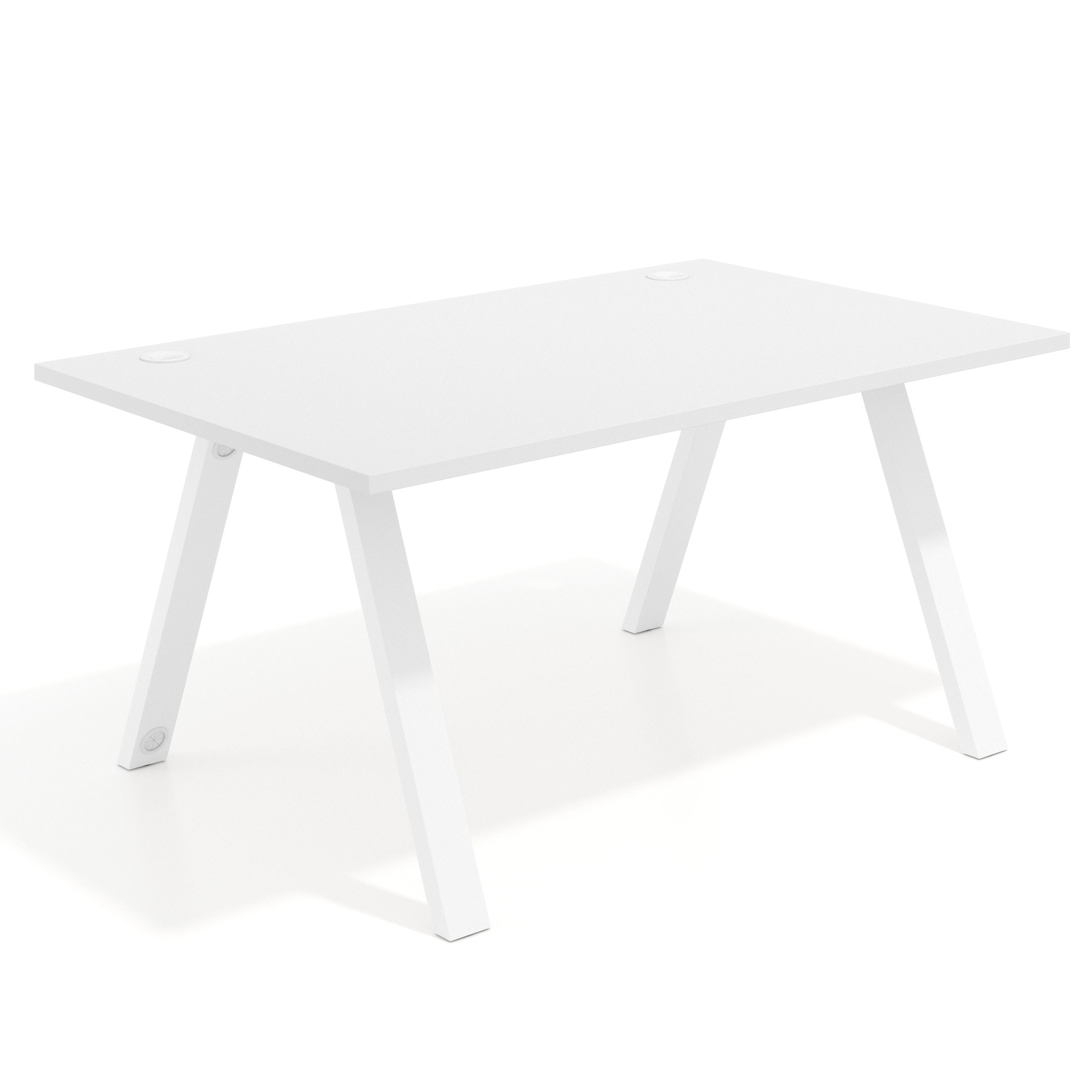 mesa de escritorio 120x100 blanco mate uvepro mesa individual fondo 100cm recto 1