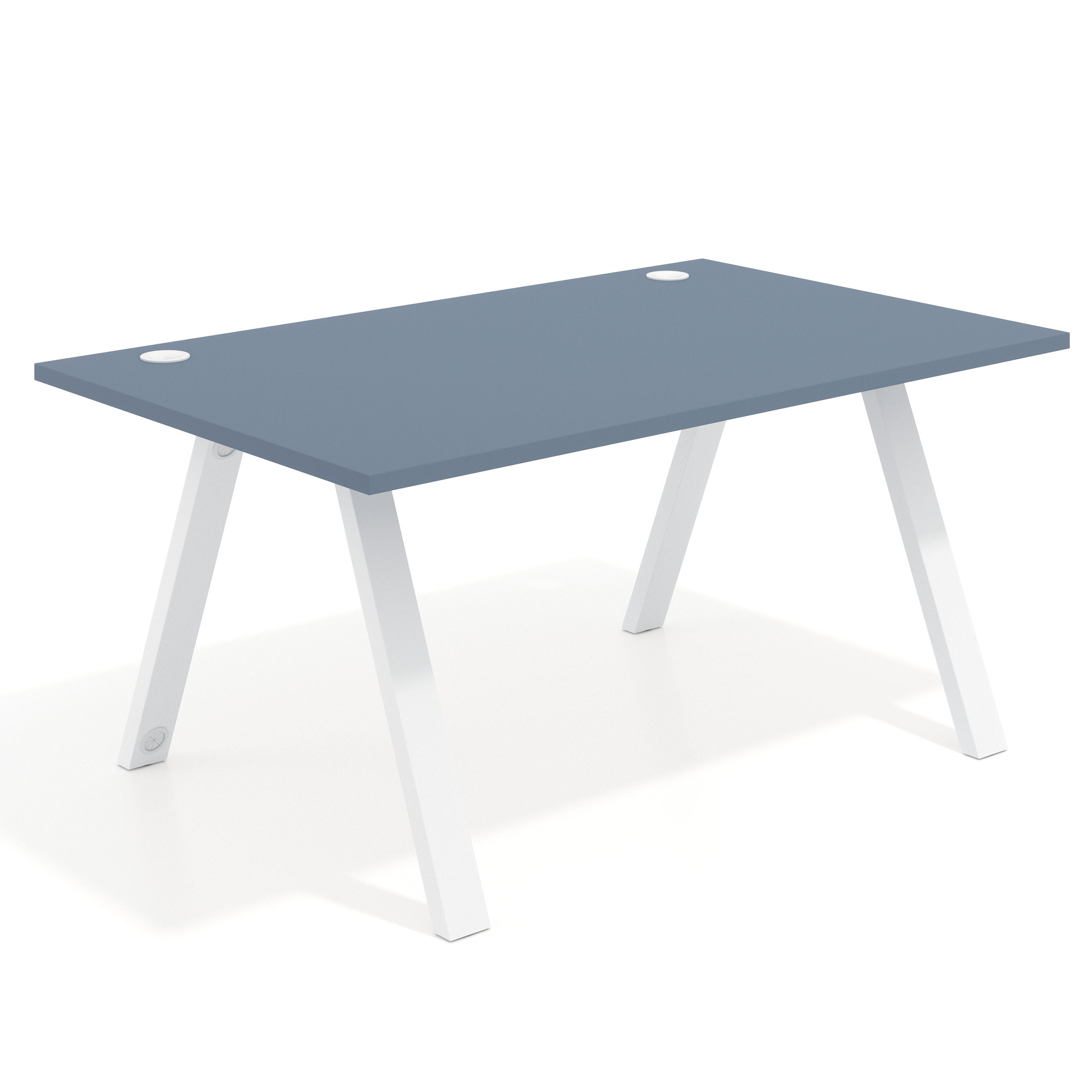 mesa de escritorio 120x100 azul talco uvepro mesa individual fondo 100cm recto 1