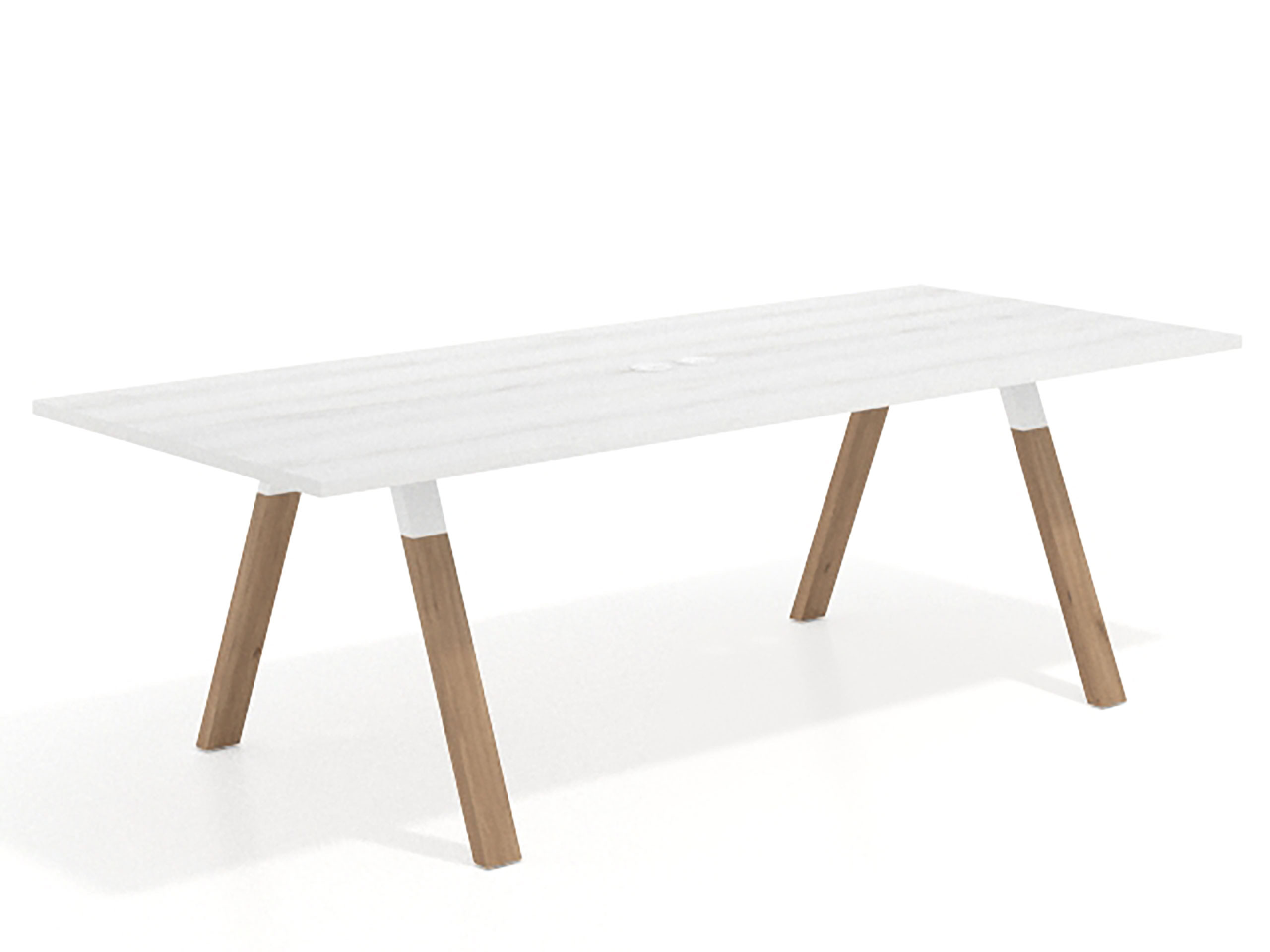 mesa co working 220x100 albo uvepro mesa de reuniones fondo 100cm recto 1