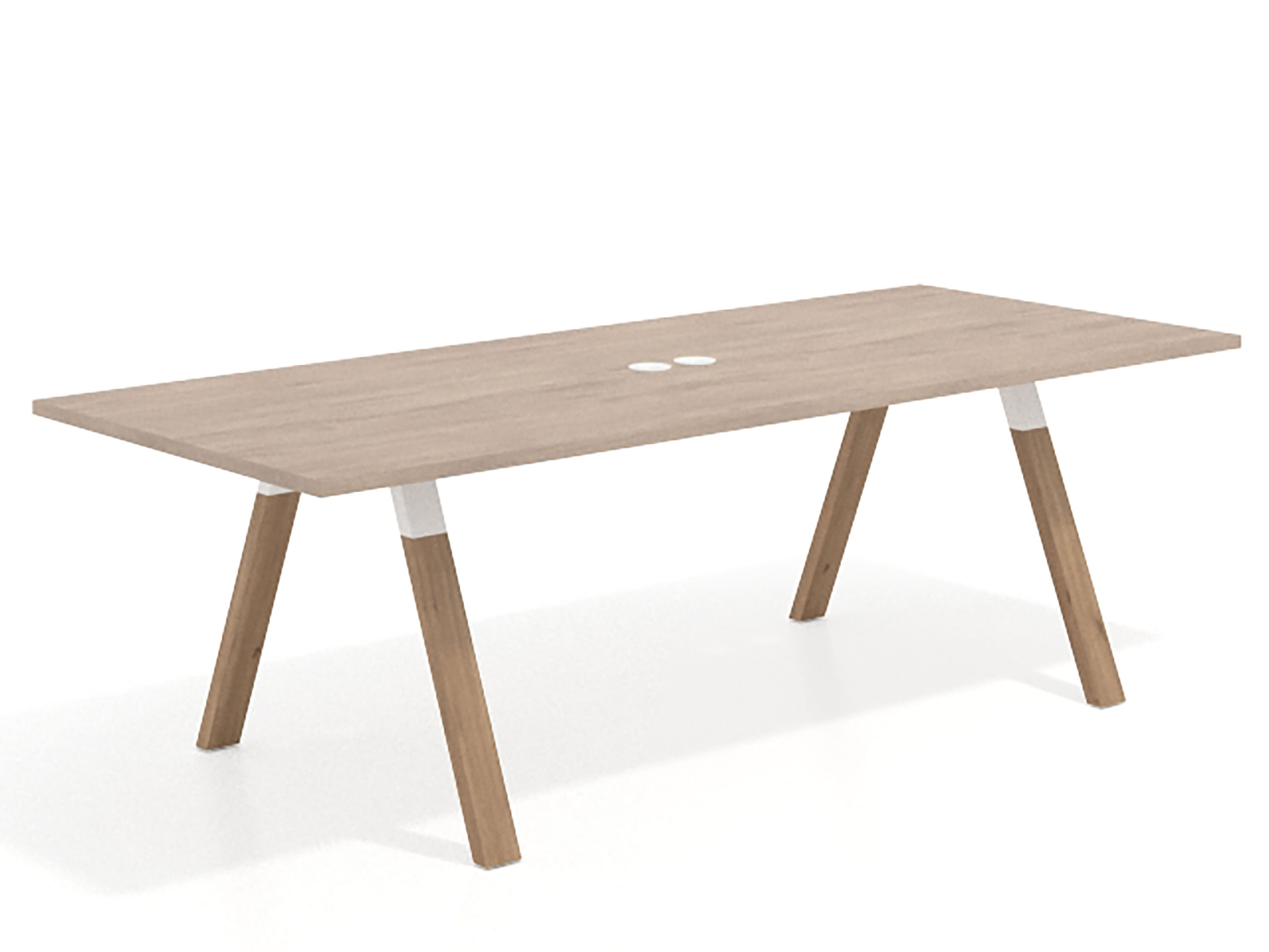 mesa co working 220x100 sahara uvepro mesa de reuniones fondo 100cm recto 1