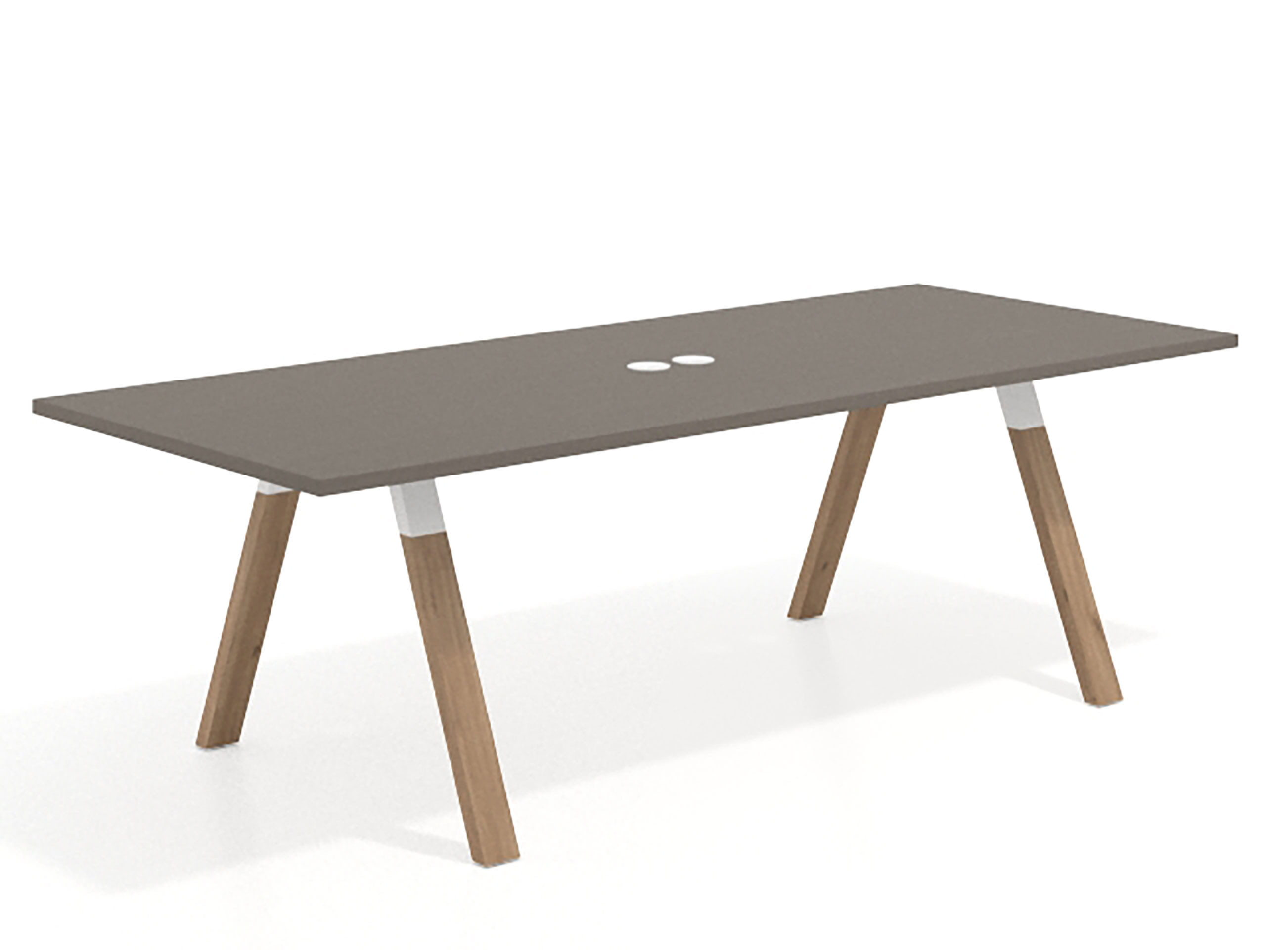 mesa co working 220x100 etna uvepro mesa de reuniones fondo 100cm recto 1