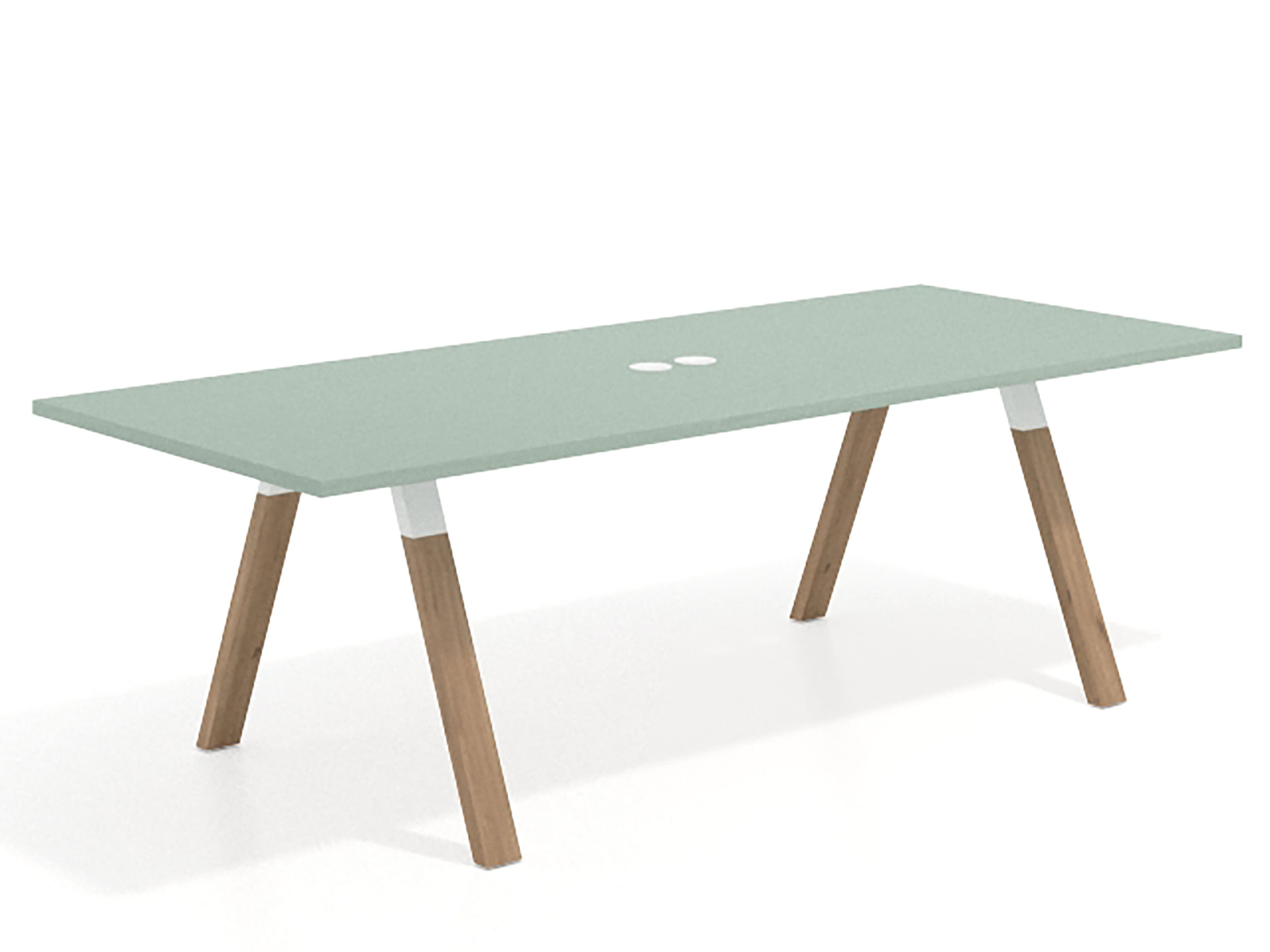 mesa co working 220x100 iris uvepro mesa de reuniones fondo 100cm recto 1