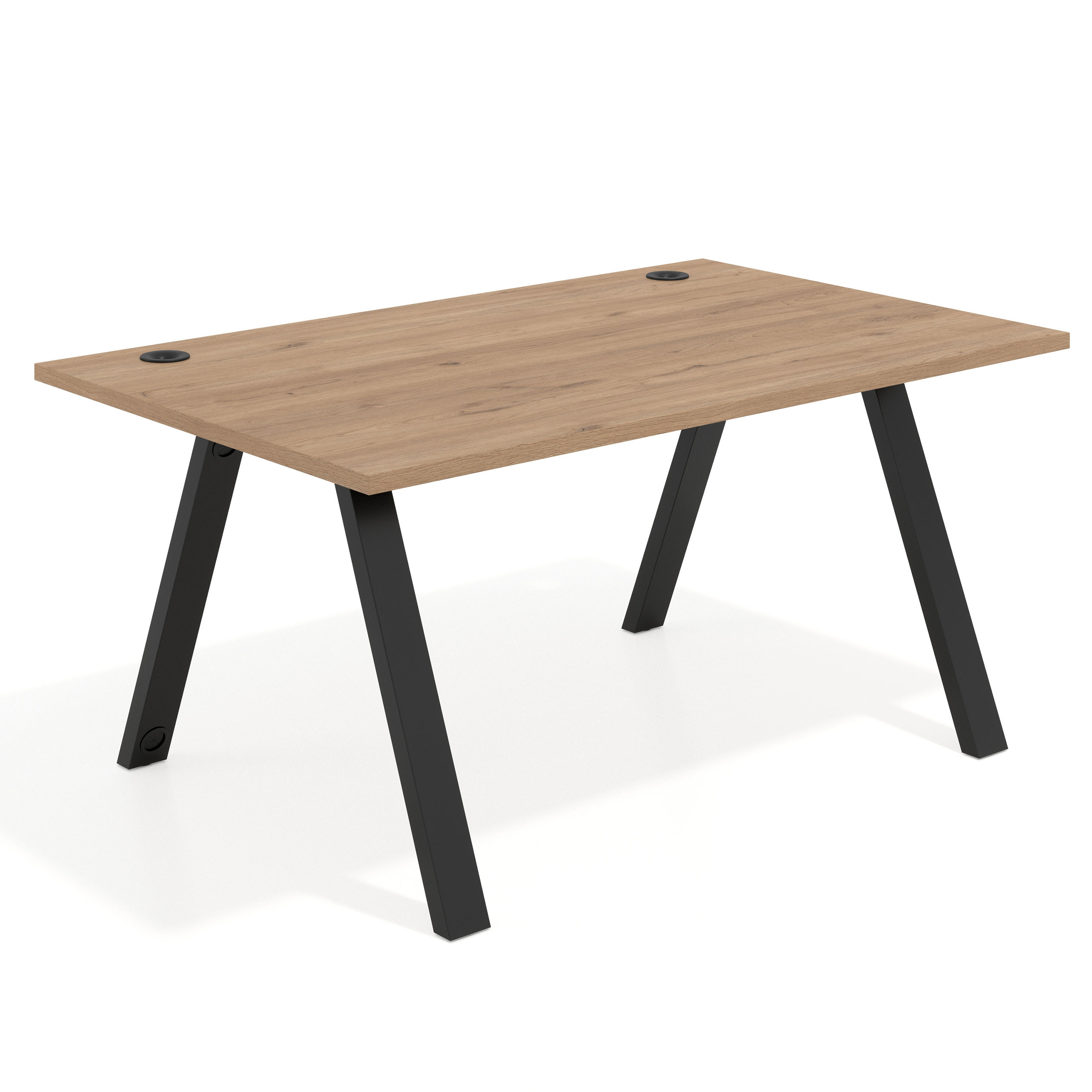 mesa de escritorio 180x100 naturale uvepro mesa individual fondo 100cm recto 1