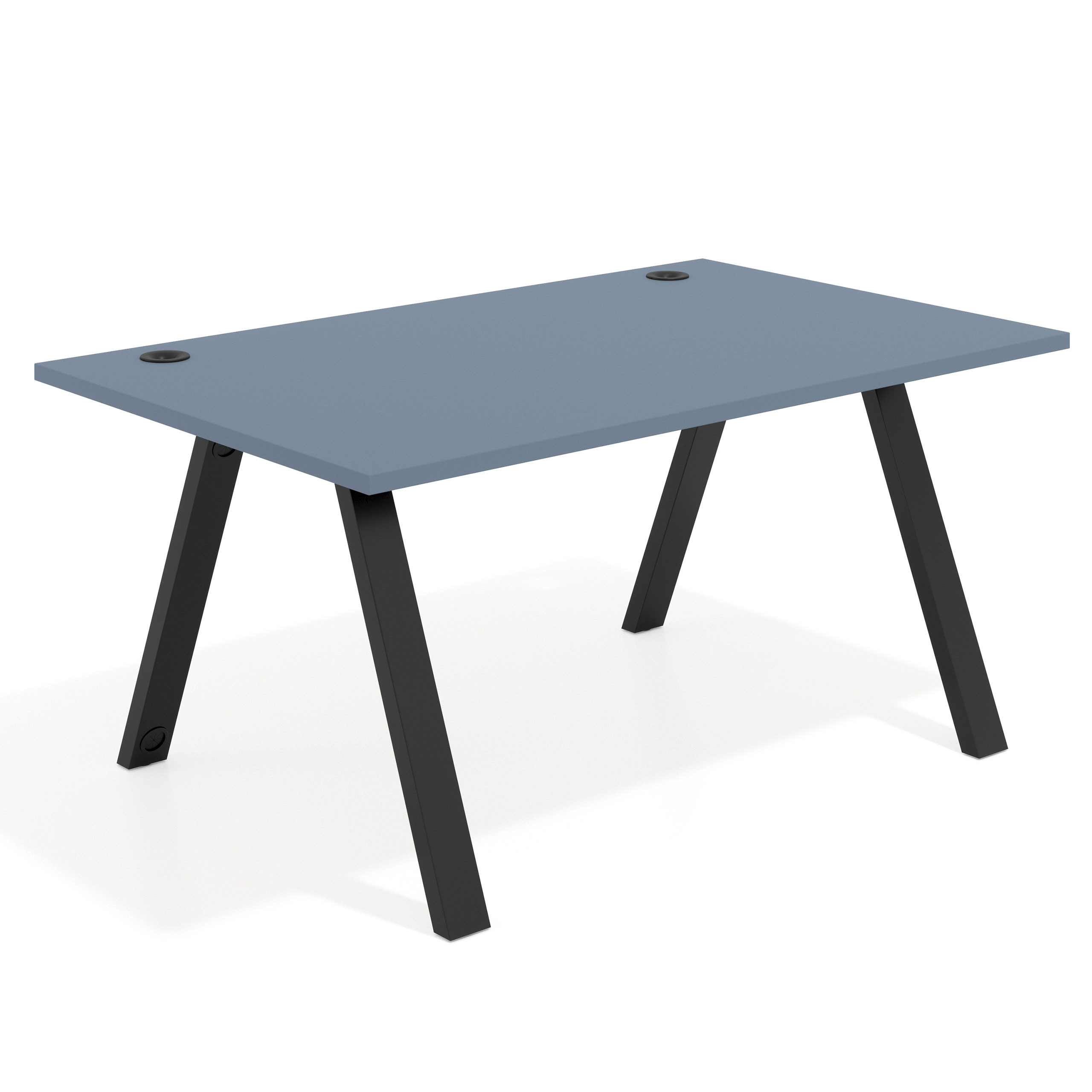 mesa de escritorio 120x100 azul talco uvepro mesa individual fondo 100cm recto 1