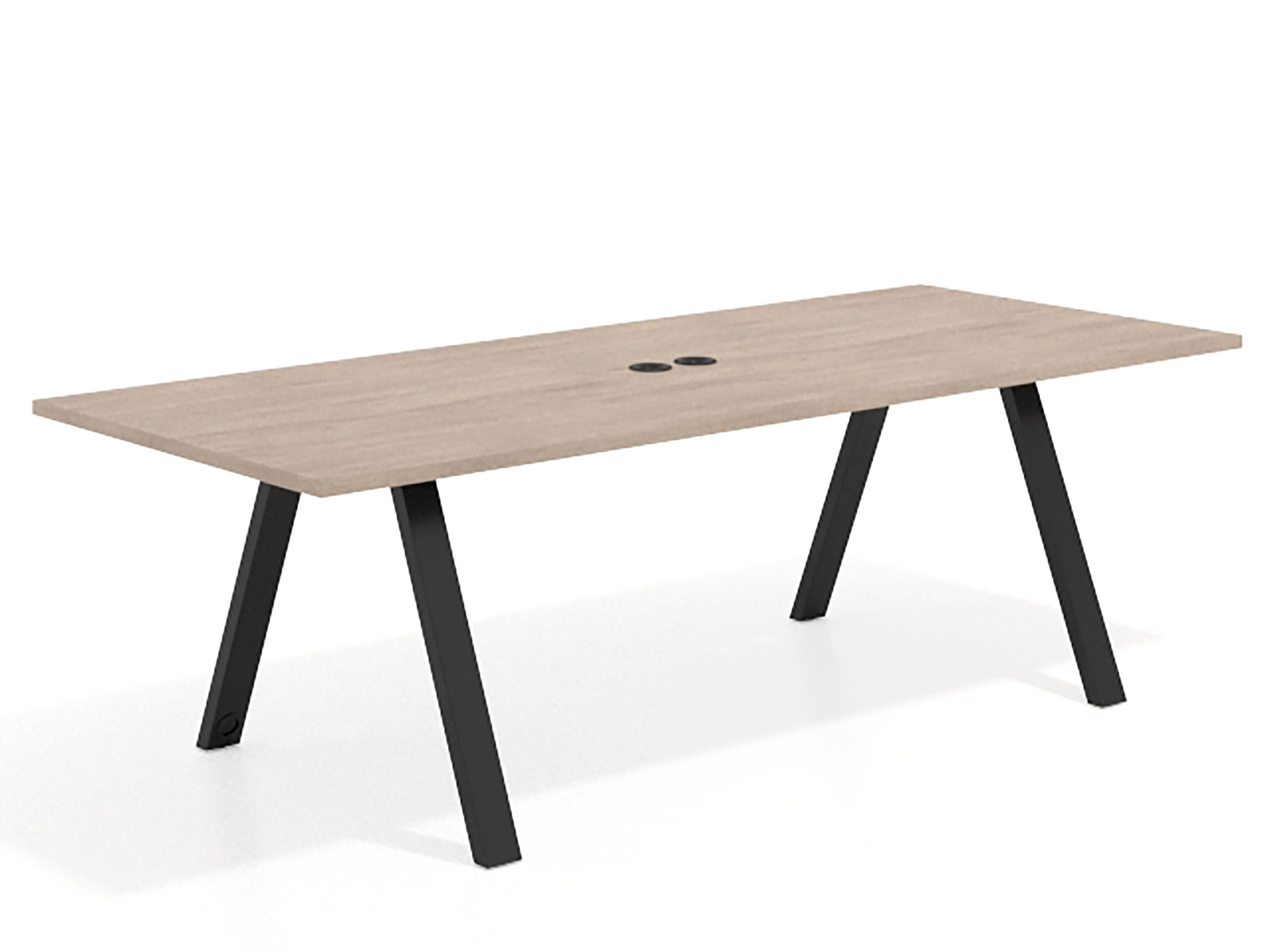 mesa co working 220x100 sahara uvepro mesa de reuniones fondo 100cm recto 1