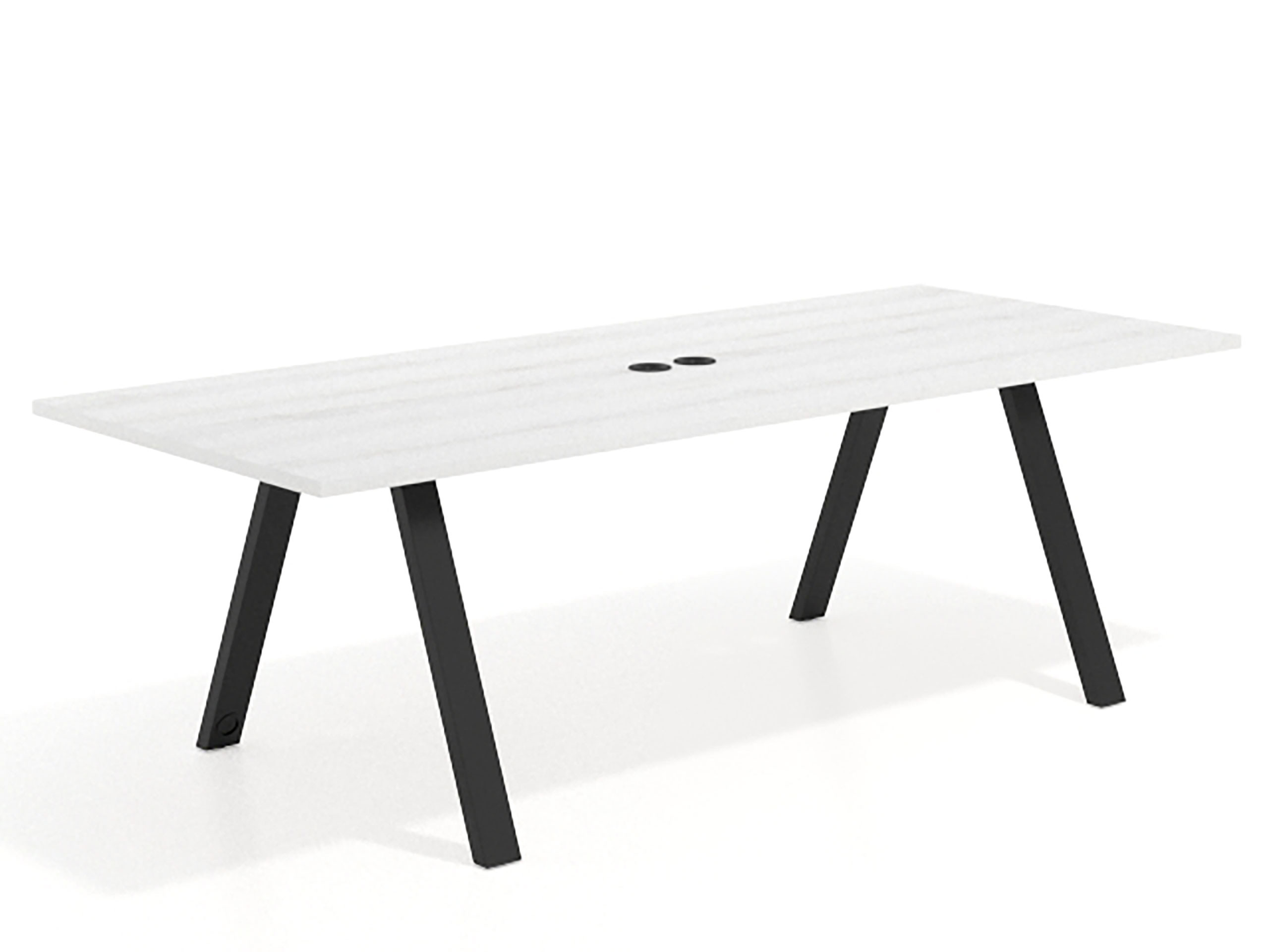 mesa co working 220x100 albo uvepro mesa de reuniones fondo 100cm recto 1