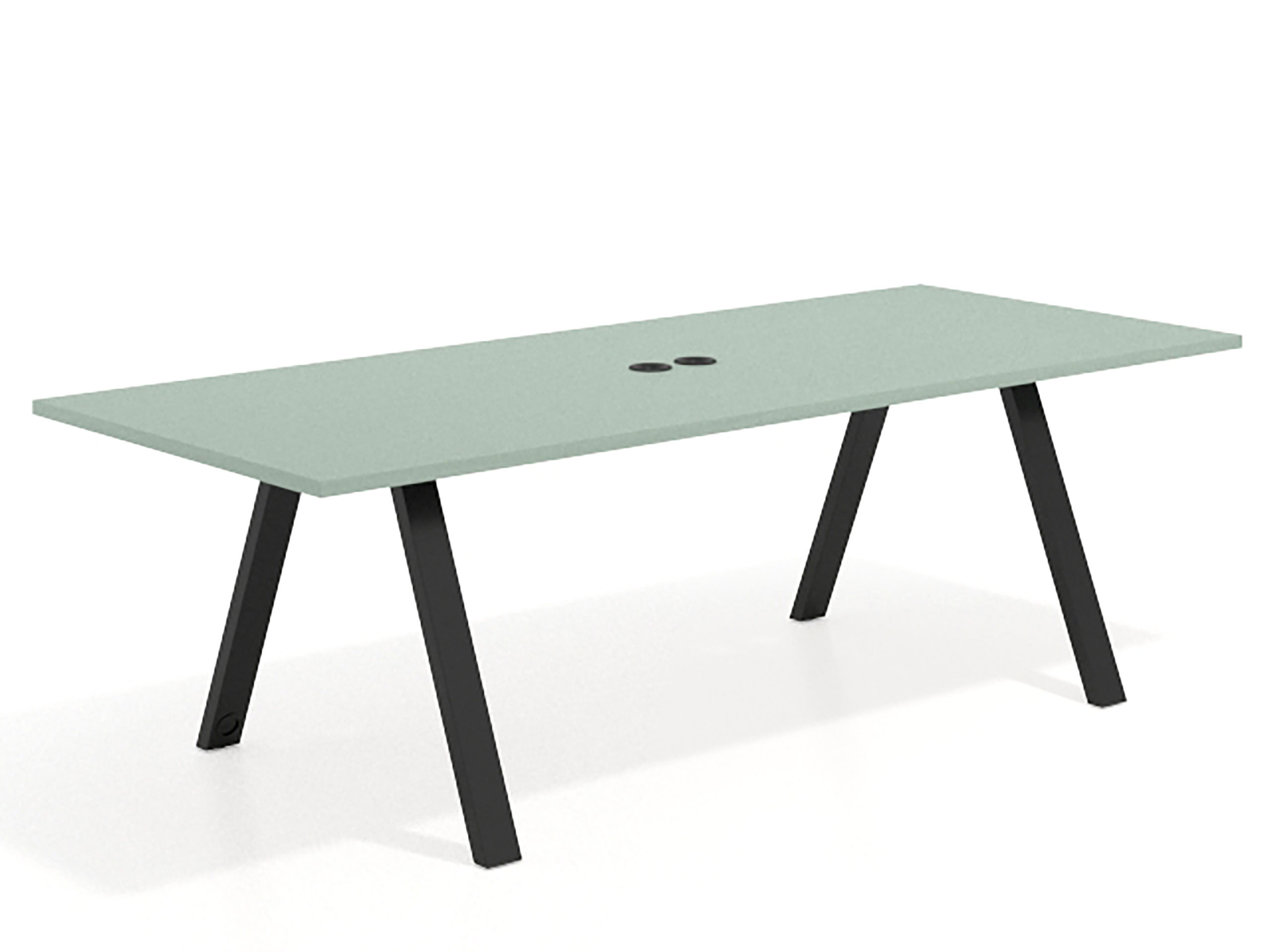 mesa co working 220x100 iris uvepro mesa de reuniones fondo 100cm recto 1