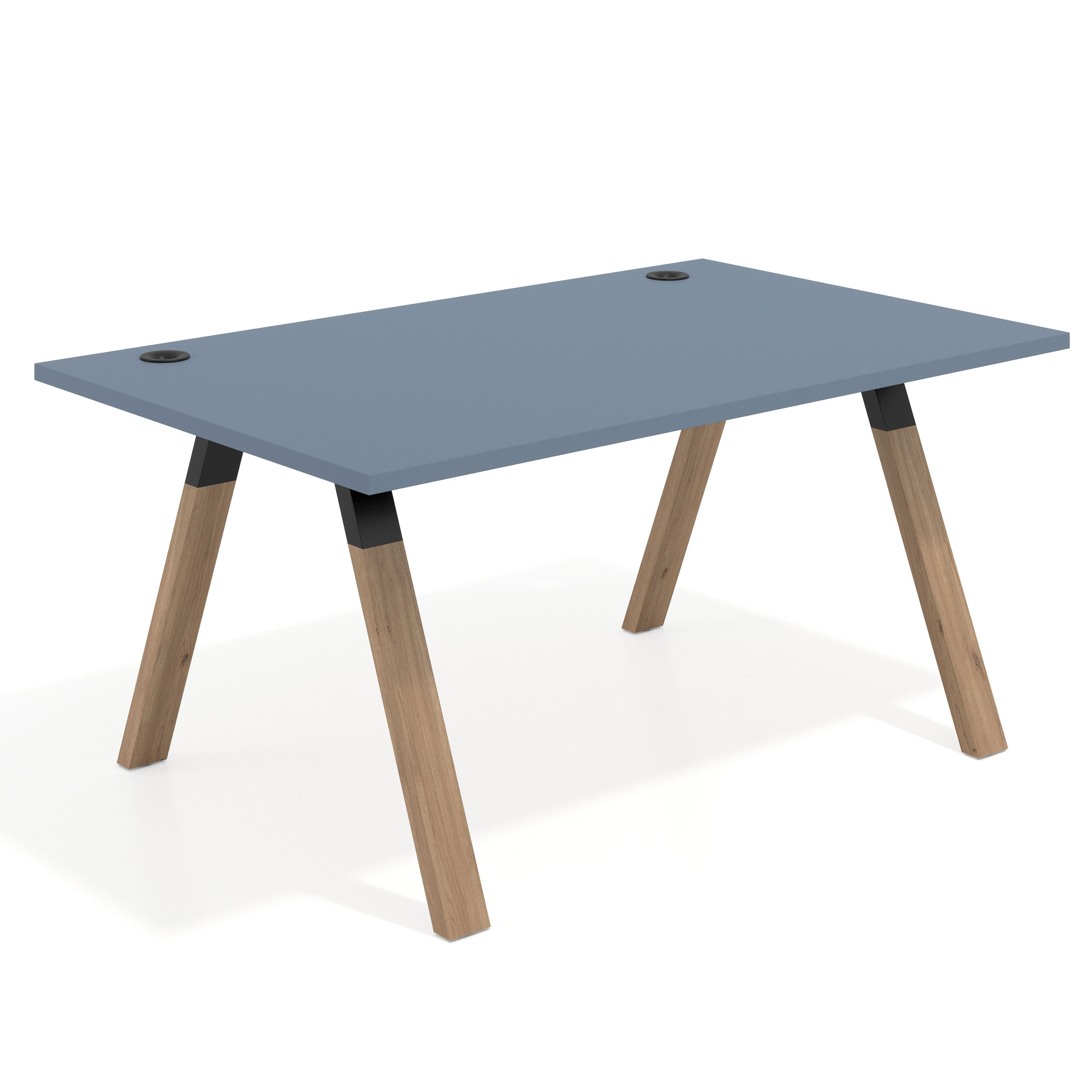 mesa de escritorio 120x100 azul talco uvepro mesa individual fondo 100cm recto 1