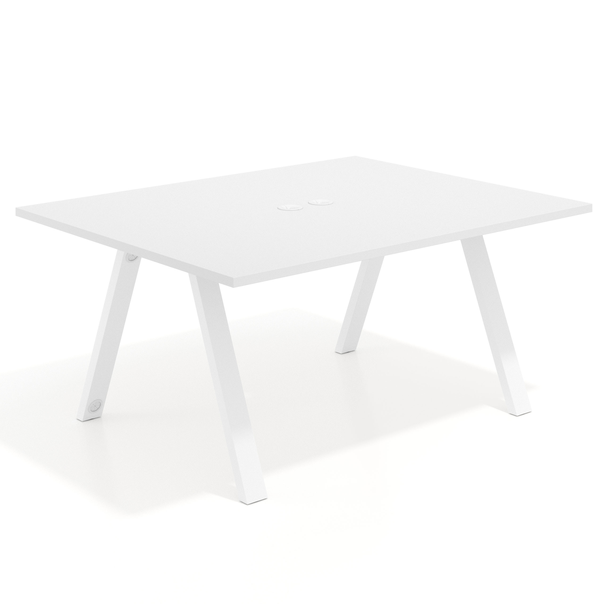mesa co working 120x126 blanco mate uvepro mesa coworking fondo 126cm recto 1