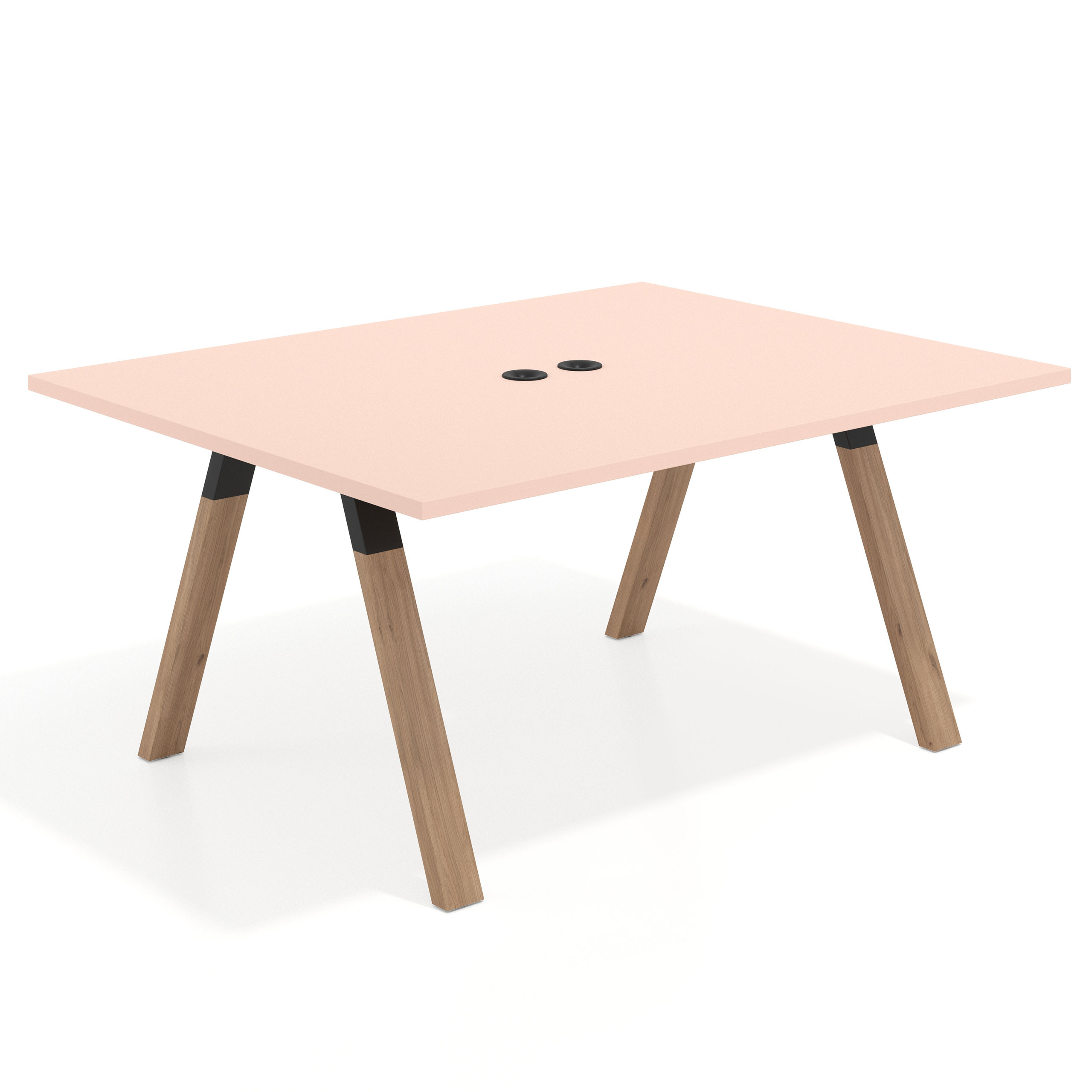 mesa co working 120x126 rosa nube uvepro mesa coworking fondo 126cm recto 1