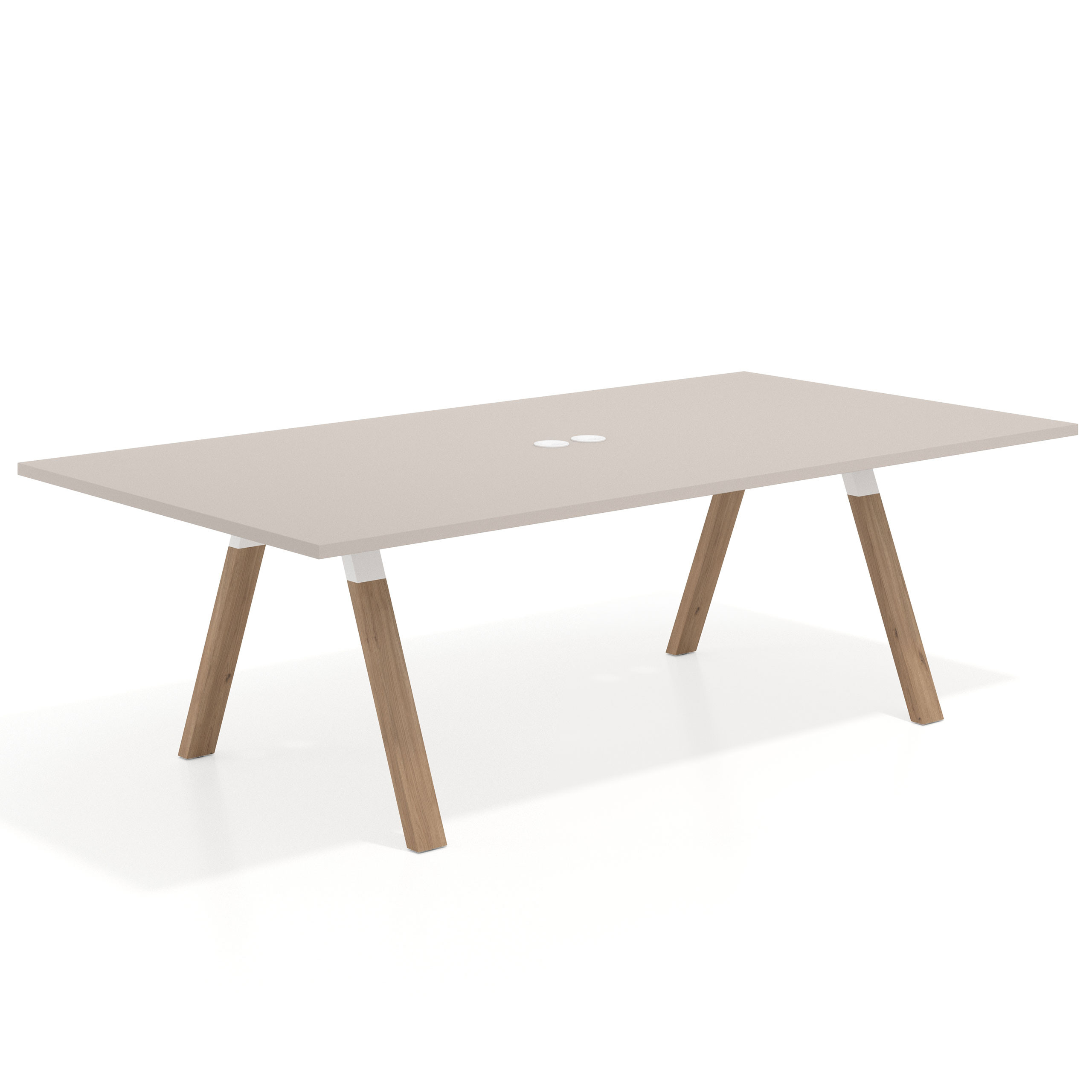 mesa co working 220x126 gris coco uvepro mesa de reuniones fondo 126cm recto 1