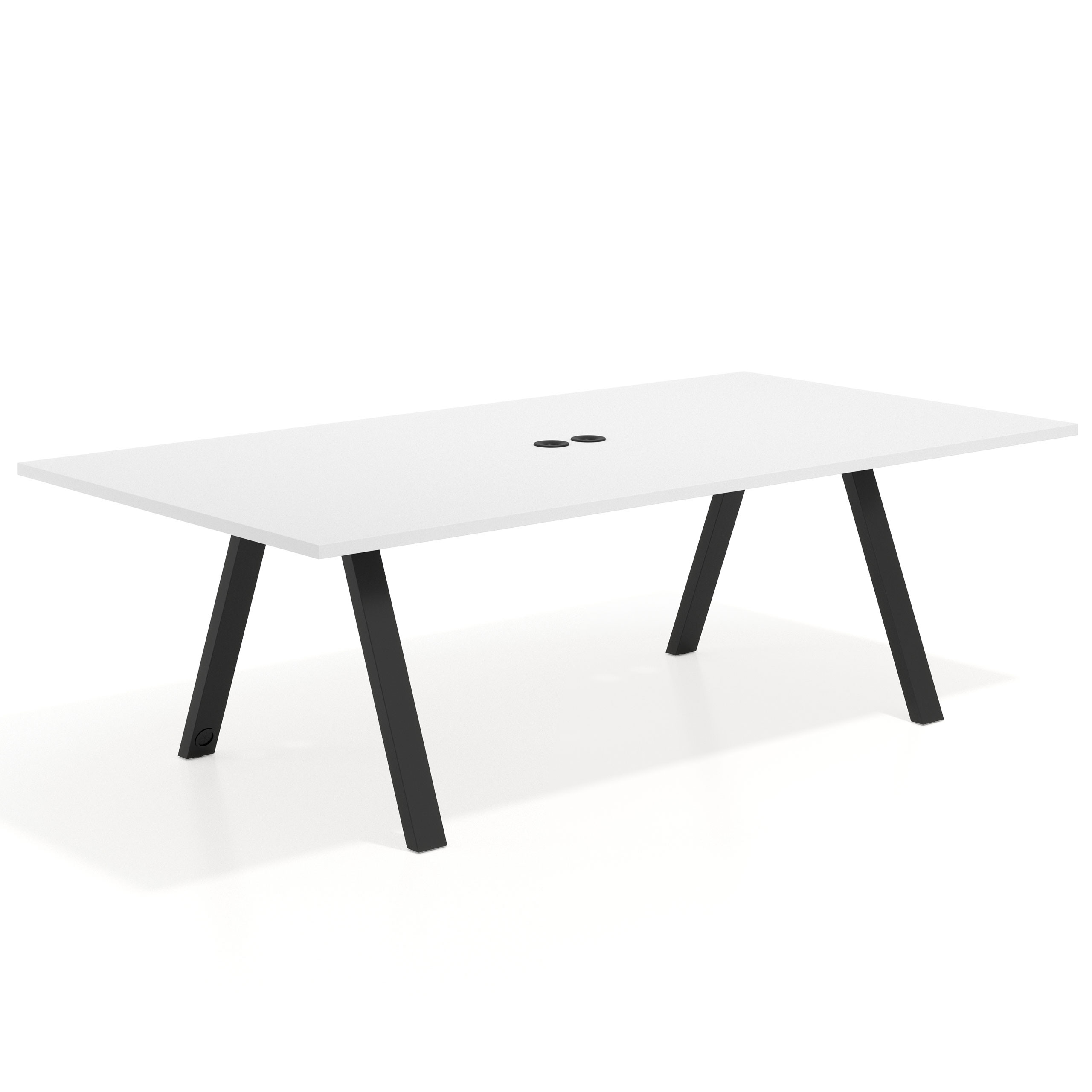 mesa co working 220x126 blanco mate uvepro mesa de reuniones fondo 126cm recto 1