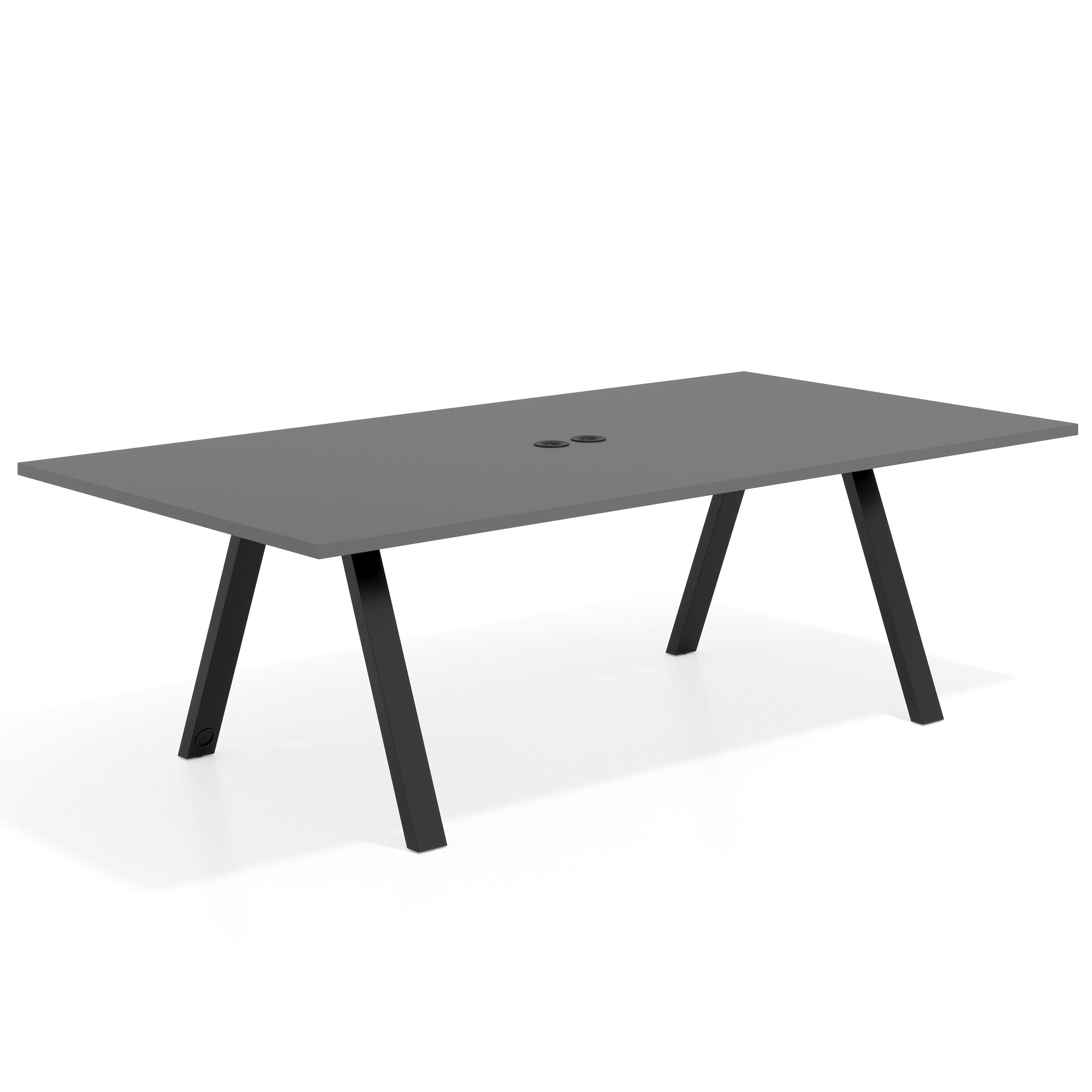 mesa co working 220x126 gris tormenta uvepro mesa de reuniones fondo 126cm recto 1