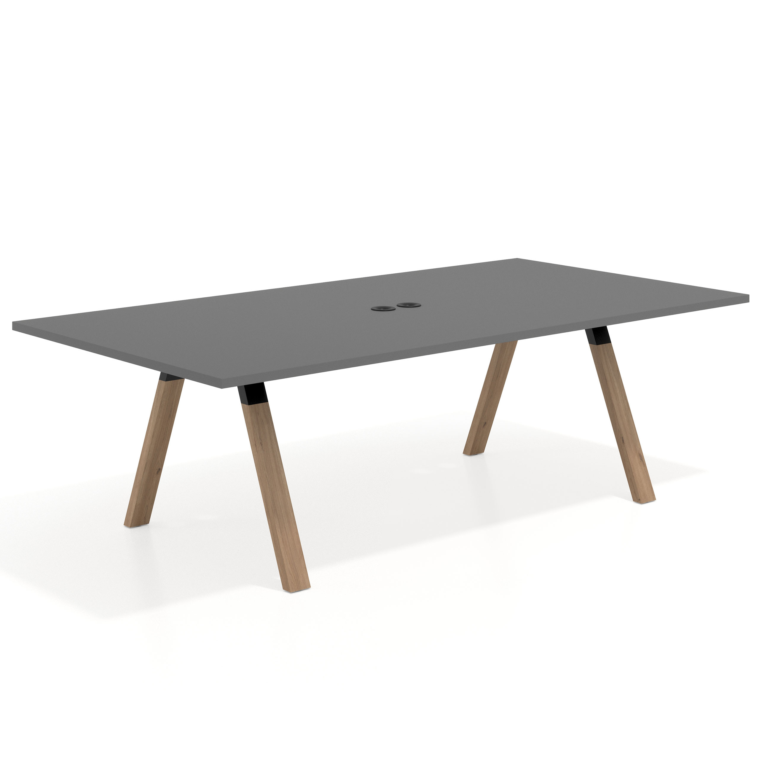 mesa co working 220x126 gris tormenta uvepro mesa de reuniones fondo 126cm recto 1