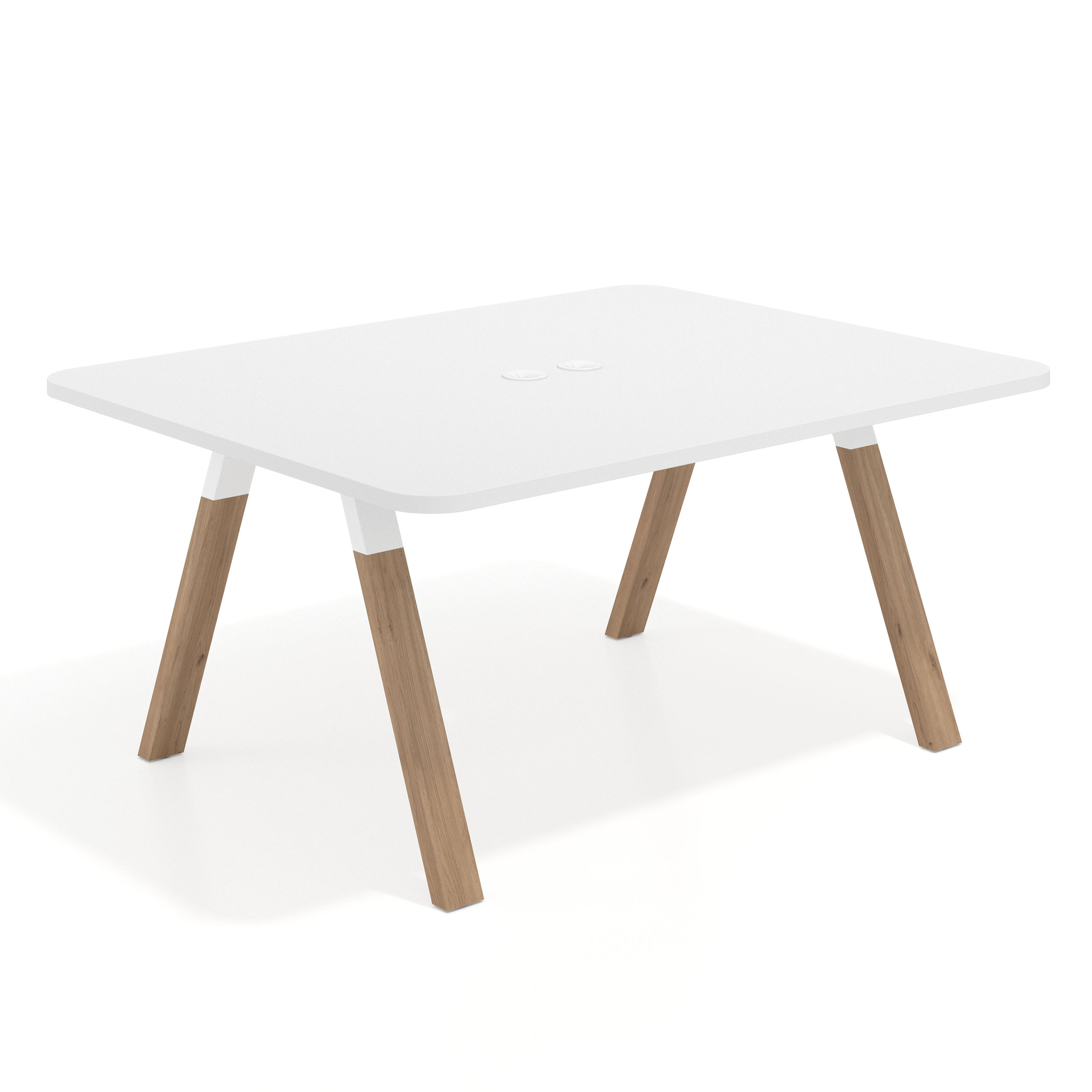 mesa co working 120x126 blanco mate uvepro curvo 1