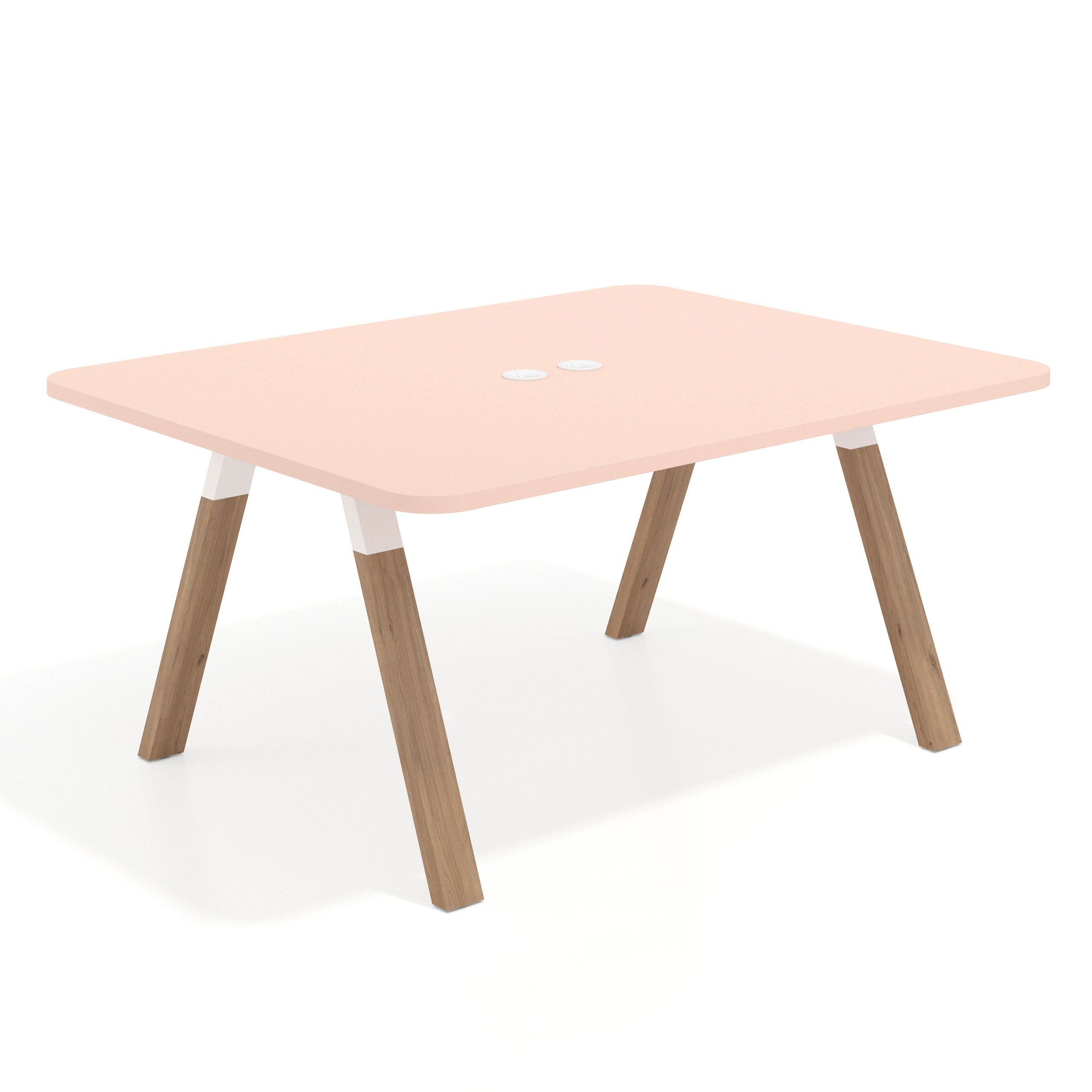 mesa co working 120x126 rosa nube uvepro curvo 1
