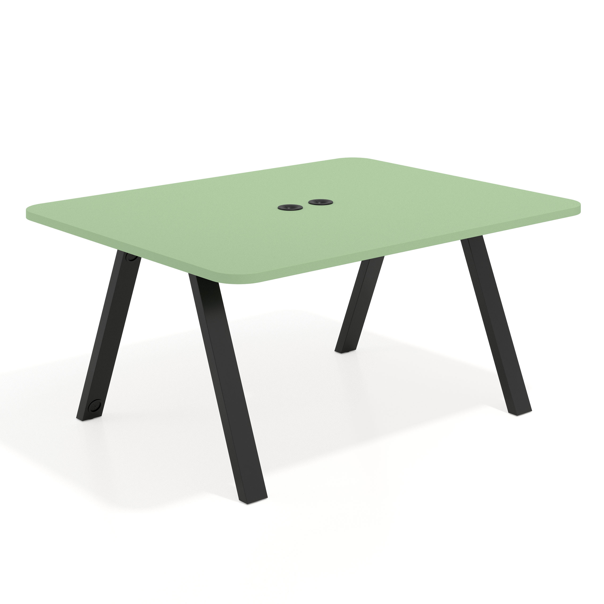 mesa co working 120x126 verde talco uvepro curvo 1