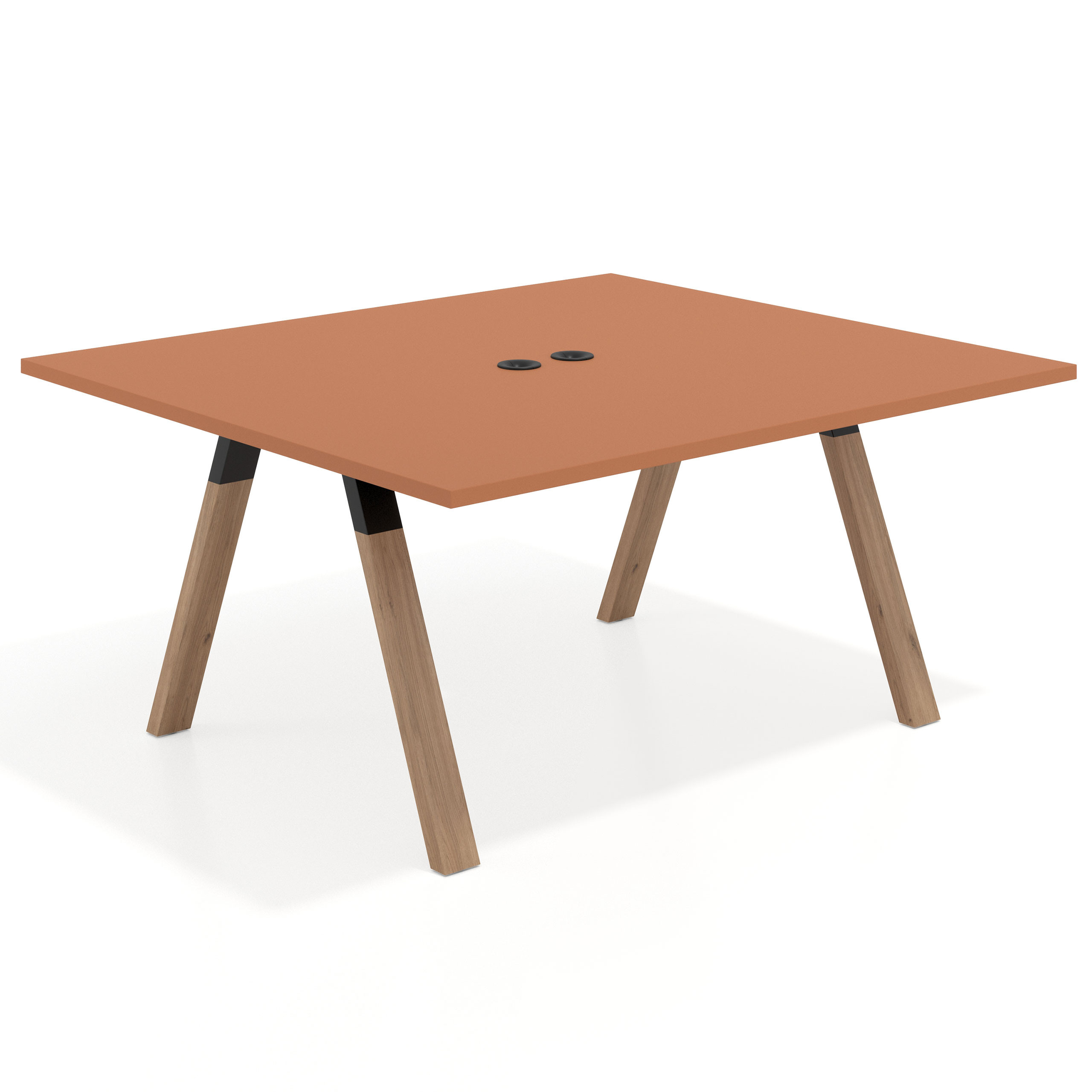 mesa co working 120x142 terracota uvepro mesa coworking fondo 142cm recto 1