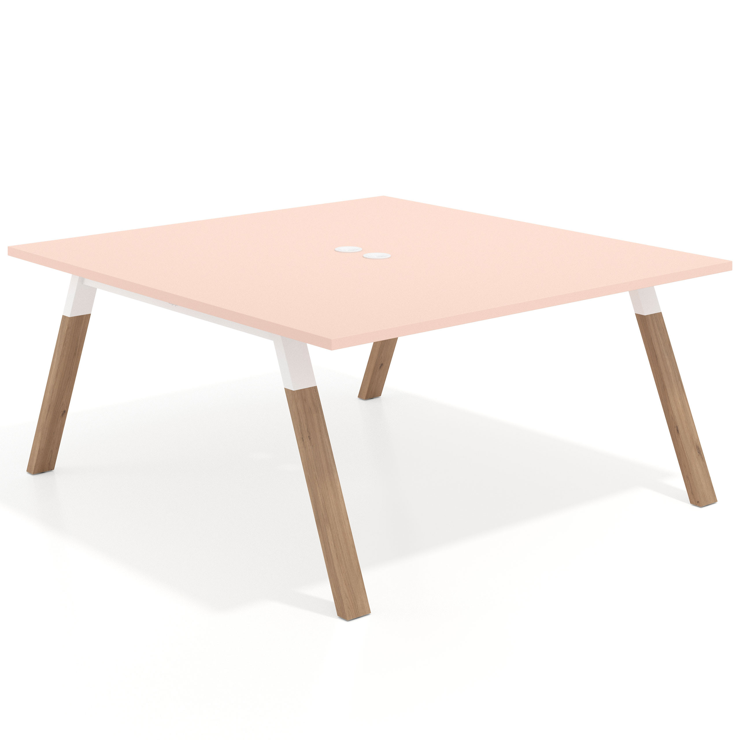 mesa multipuesto 120x166 rosa nube uvepro mesa coworking fondo 166cm recto 1
