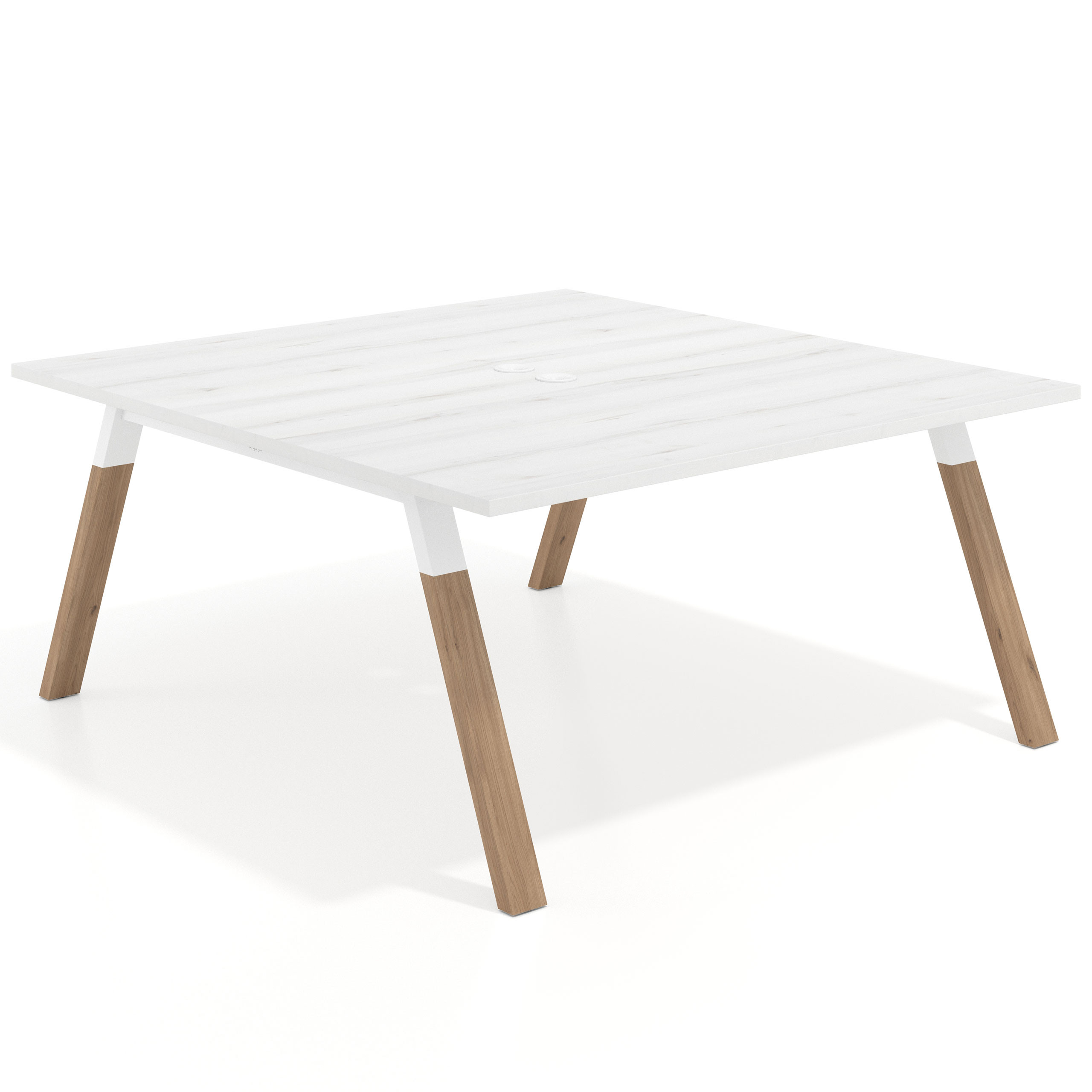 mesa multipuesto 120x166 albo uvepro mesa coworking fondo 166cm recto 1
