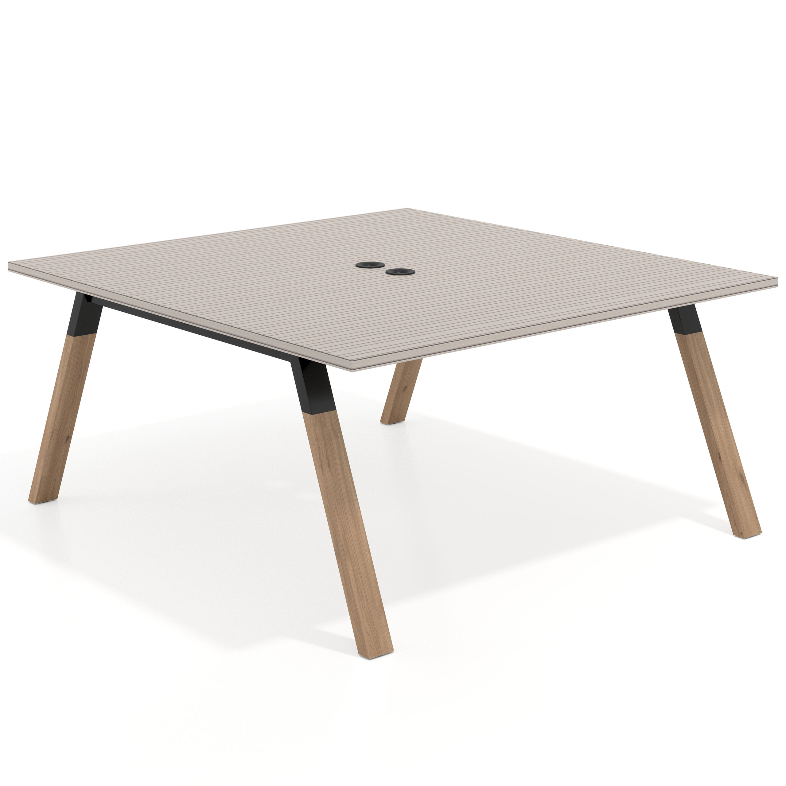mesa multipuesto 120x166 rayado coco uvepro mesa coworking fondo 166cm recto 1