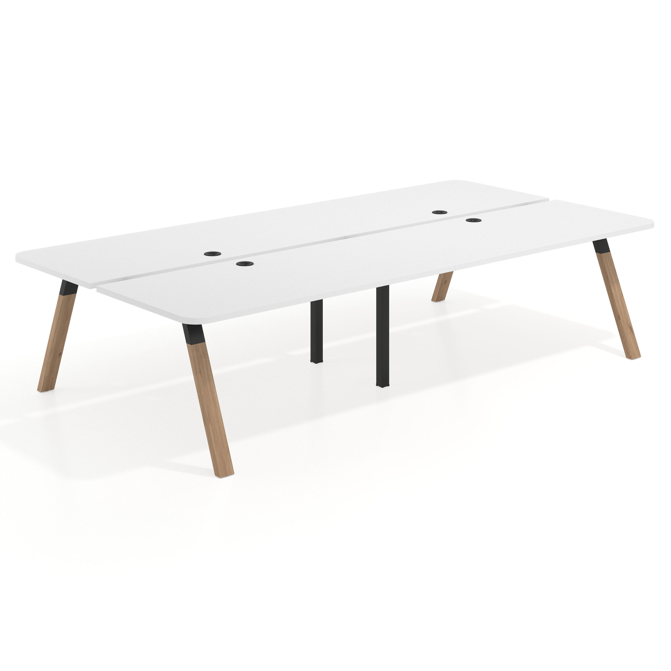 mesa multipuesto 240x166 blanco mate uvepro curvo 1