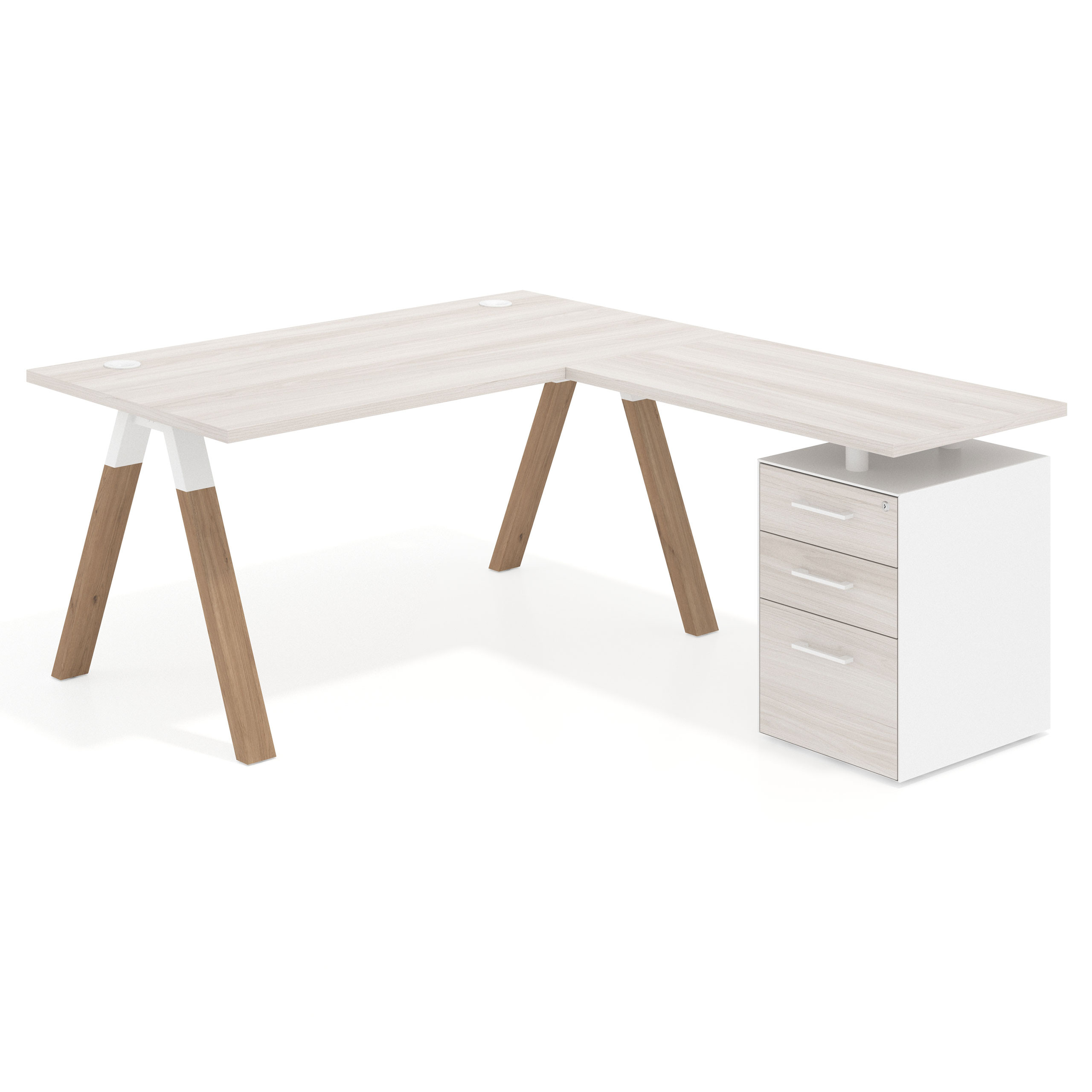 mesa en l 140x180 california uvepro mesa con ala pedestal frontales melamina recto 1