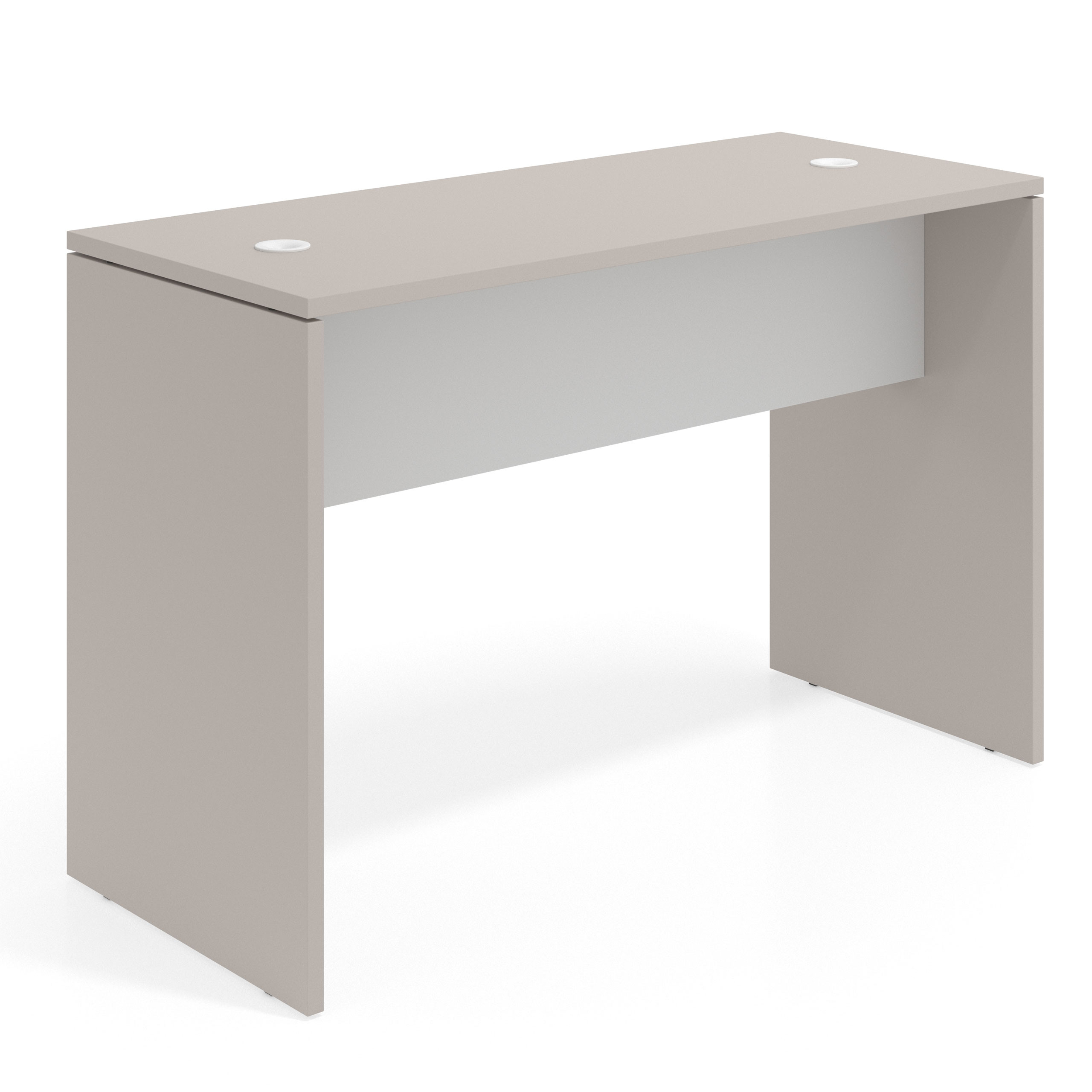 mesa alta 120x68 gris coco blanco mate workplus 1