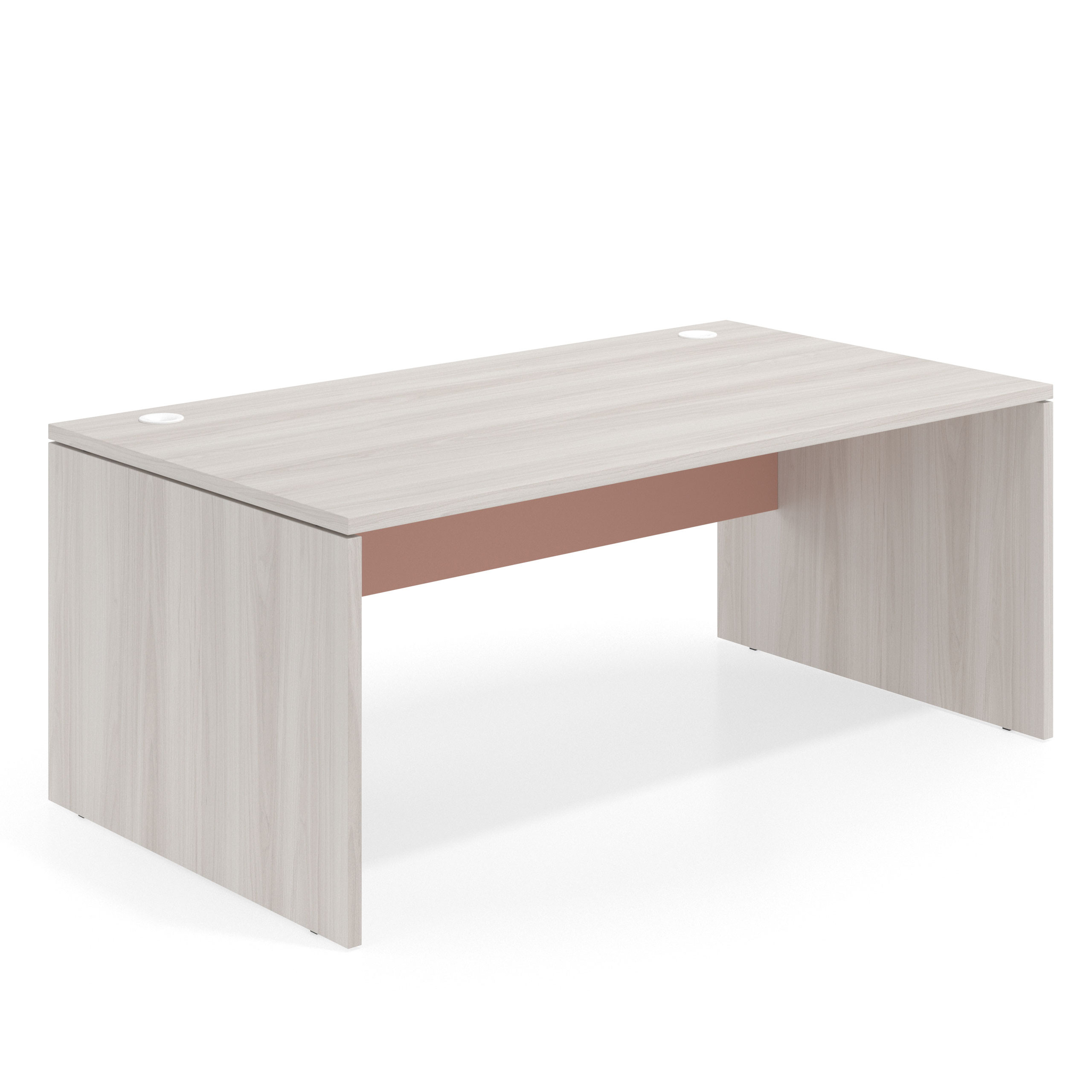 mesa de escritorio 120x100 california rosa talco workplus mesa individual fondo 100cm 1