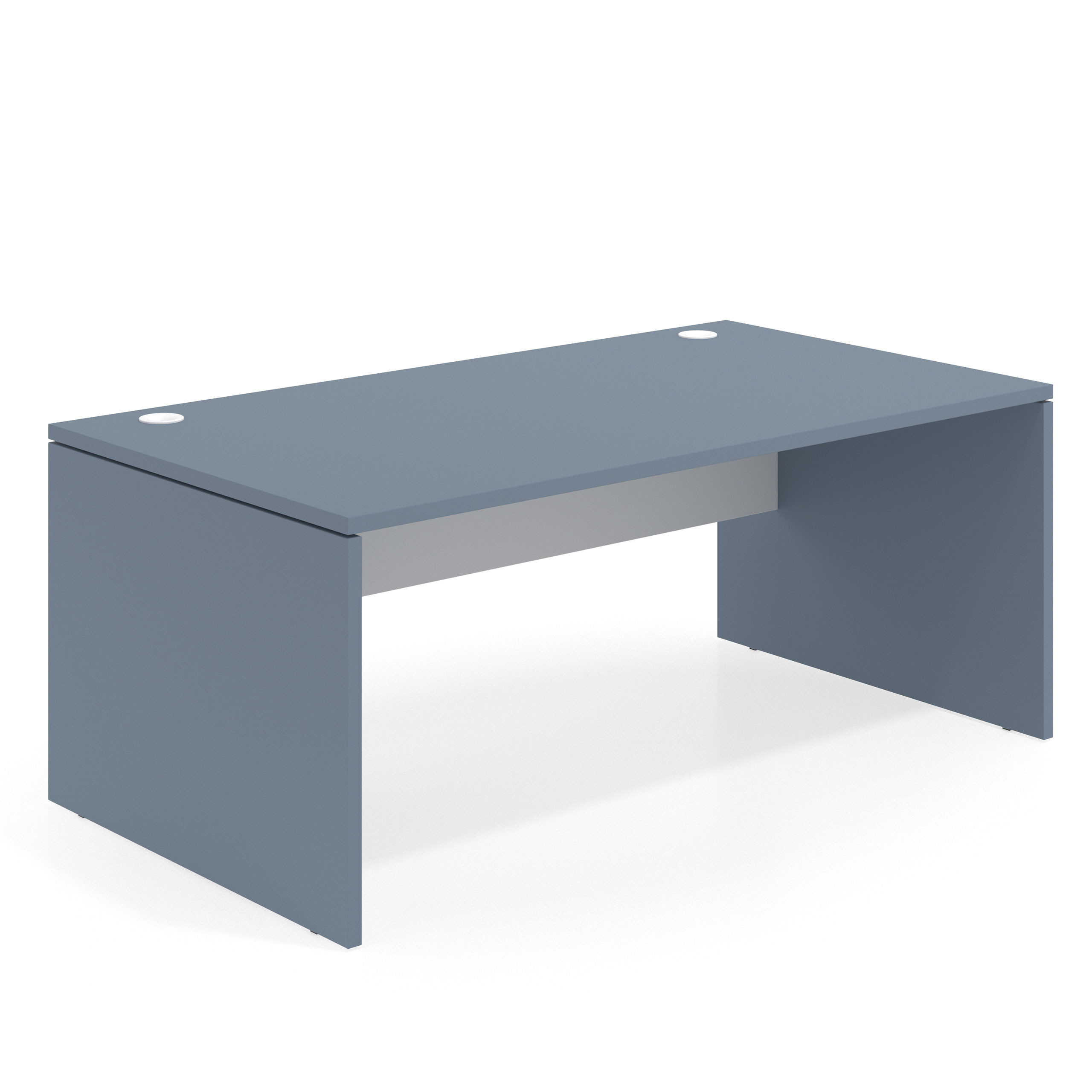mesa de escritorio 120x100 azul talco blanco mate workplus mesa individual fondo 100cm 1