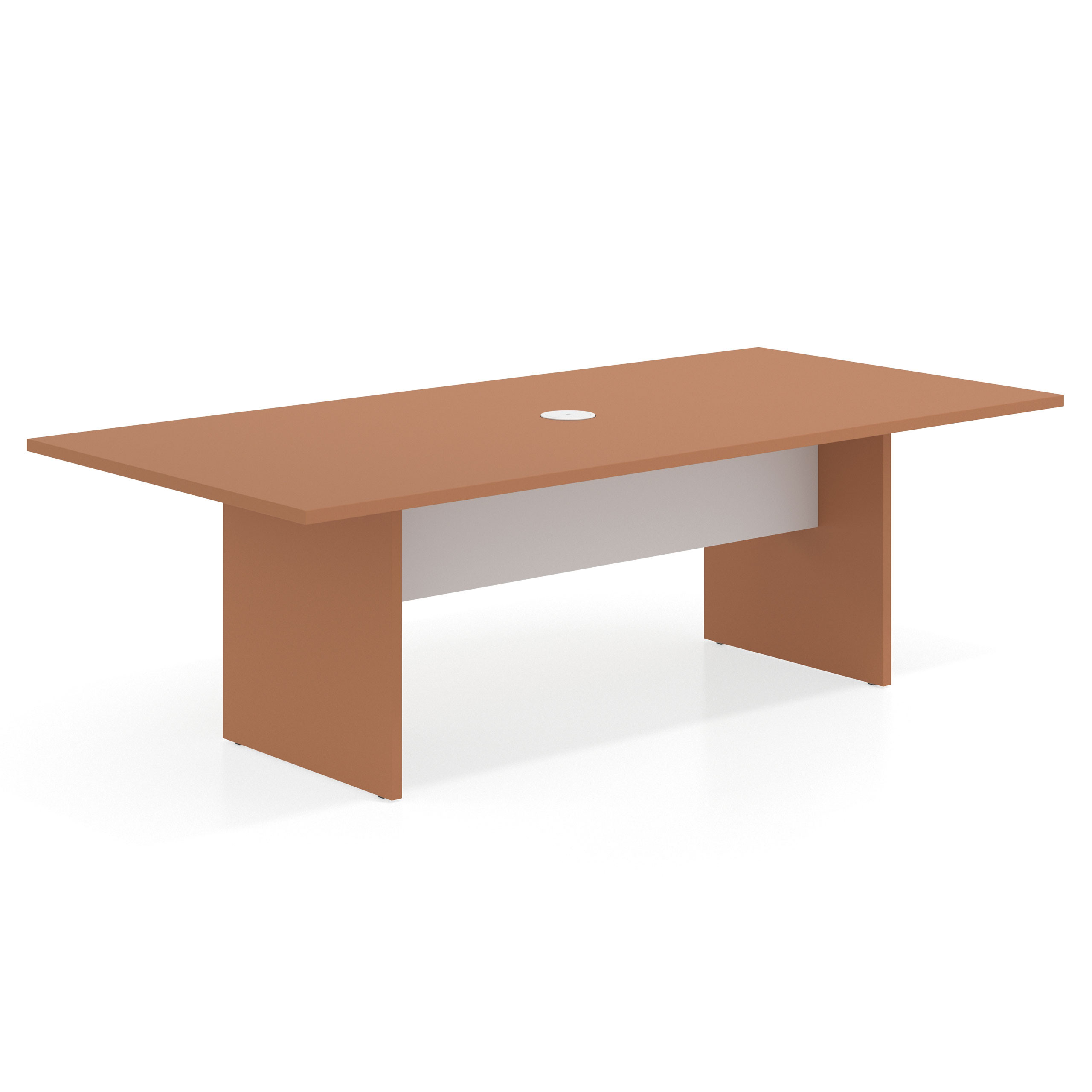 mesa reuniones 180x115 terracota blanco mate workplus 1