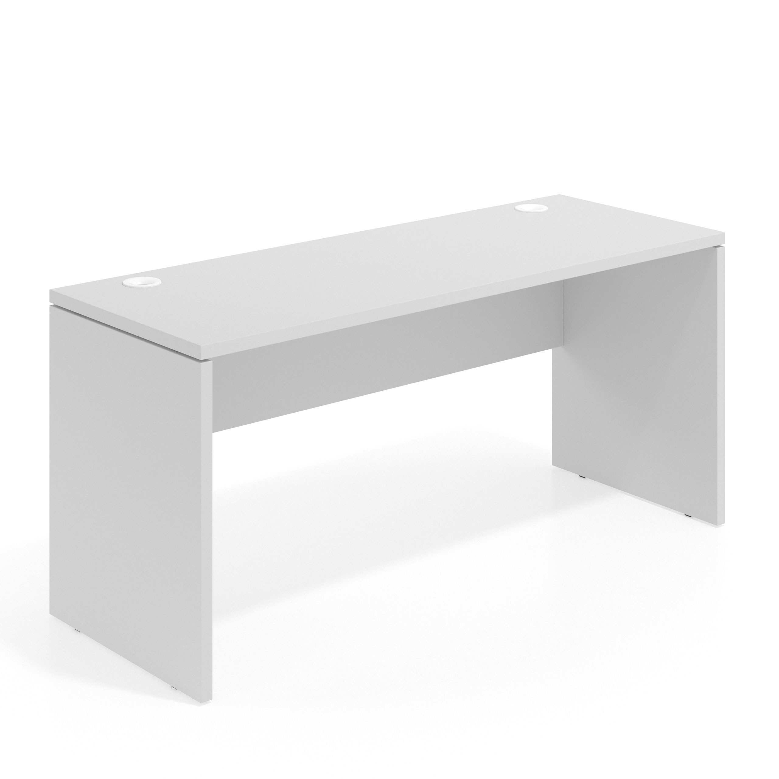 mesa de escritorio 100x60 blanco mate workplus mesa individual fondo 60cm 1