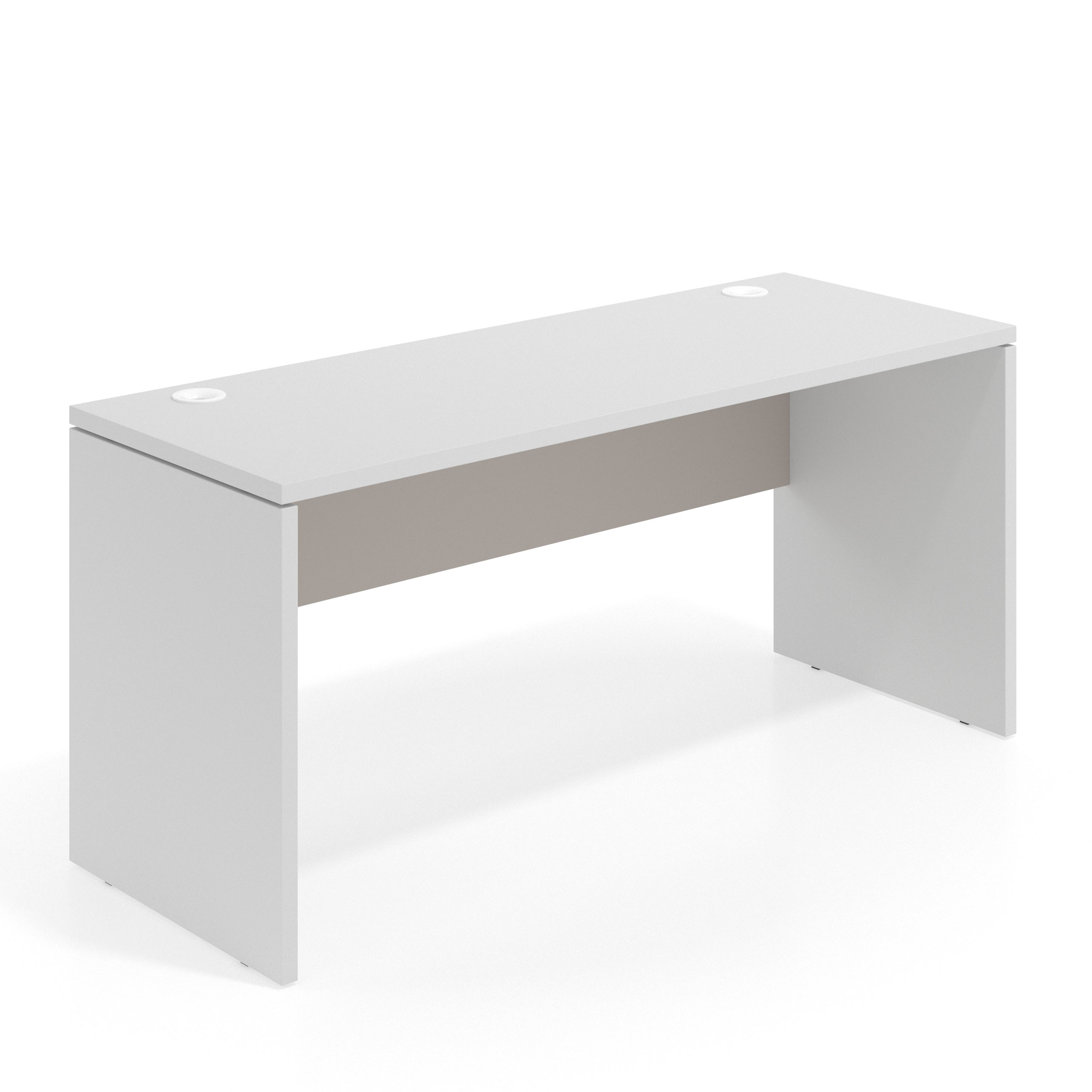 mesa de escritorio 100x68 blanco mate gris coco workplus mesa individual fondo 68cm 1