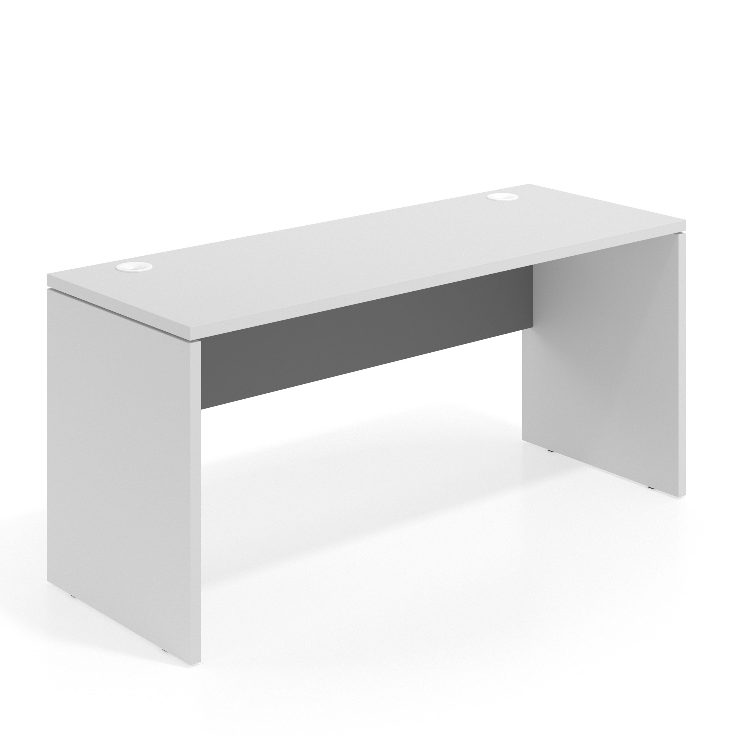 mesa de escritorio 100x68 blanco mate gris tormenta workplus mesa individual fondo 68cm 1