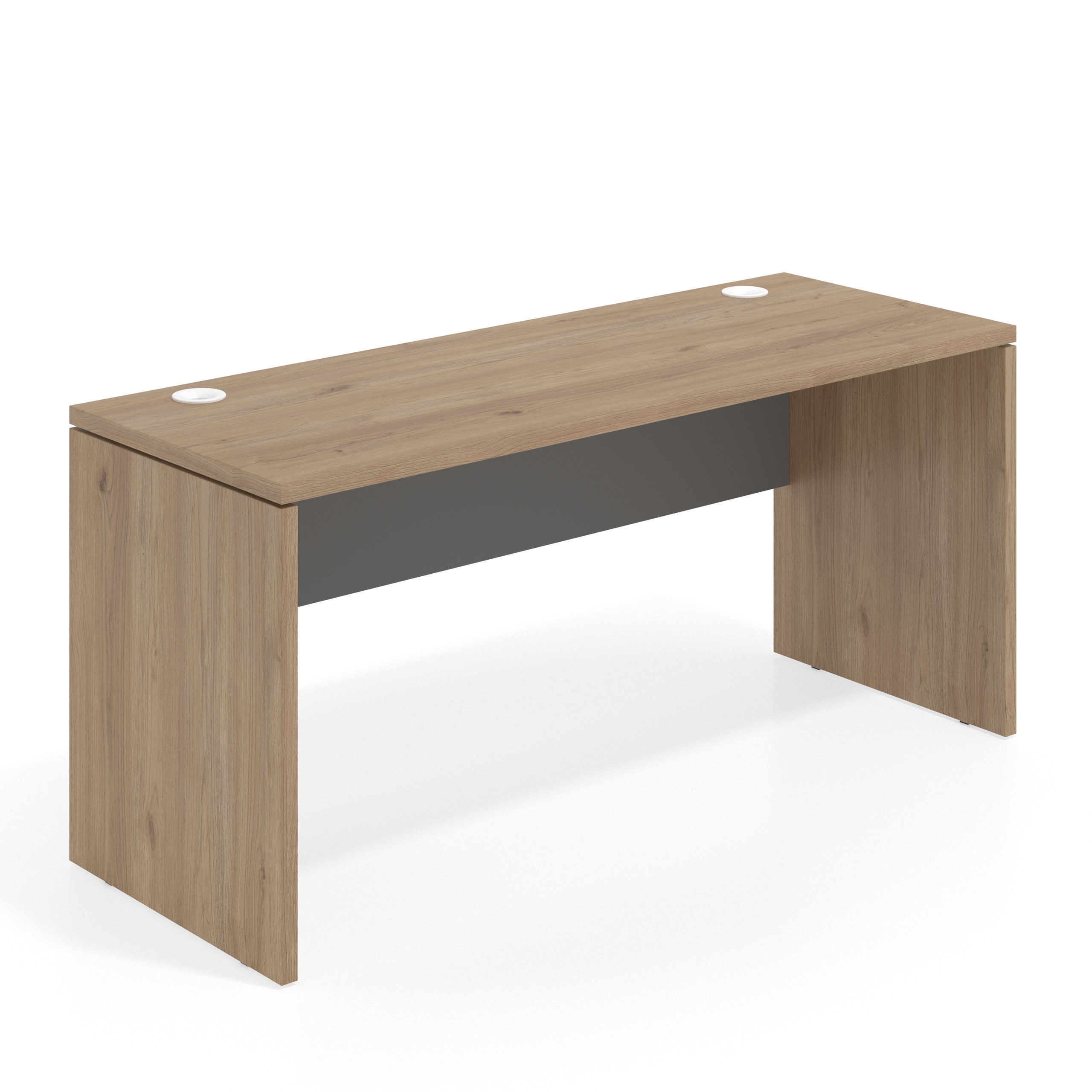 mesa de escritorio 100x68 naturale gris tormenta workplus mesa individual fondo 68cm 1