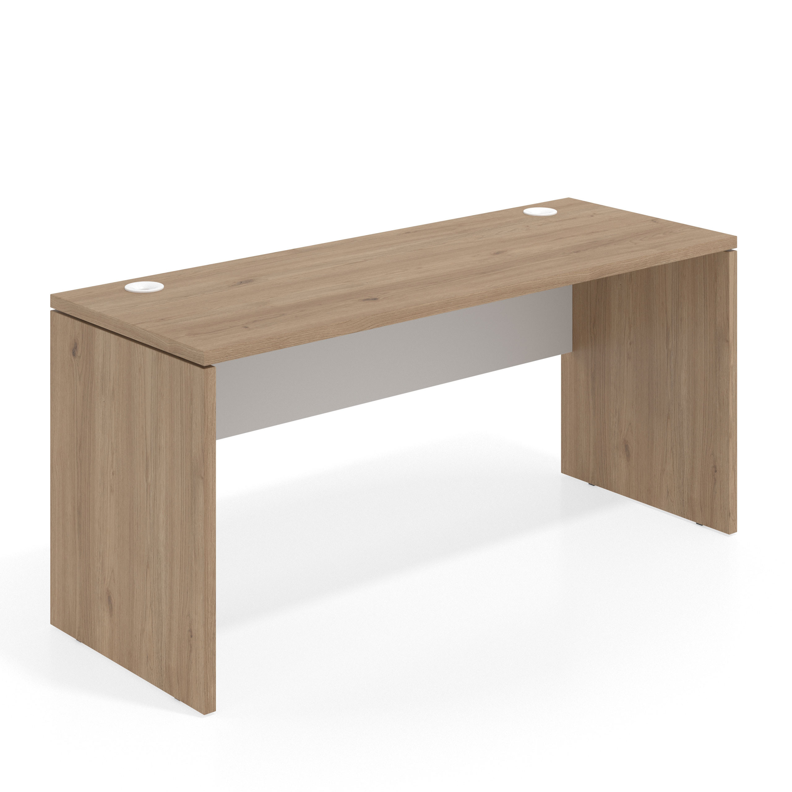 mesa de escritorio 100x68 naturale blanco mate workplus mesa individual fondo 68cm 1