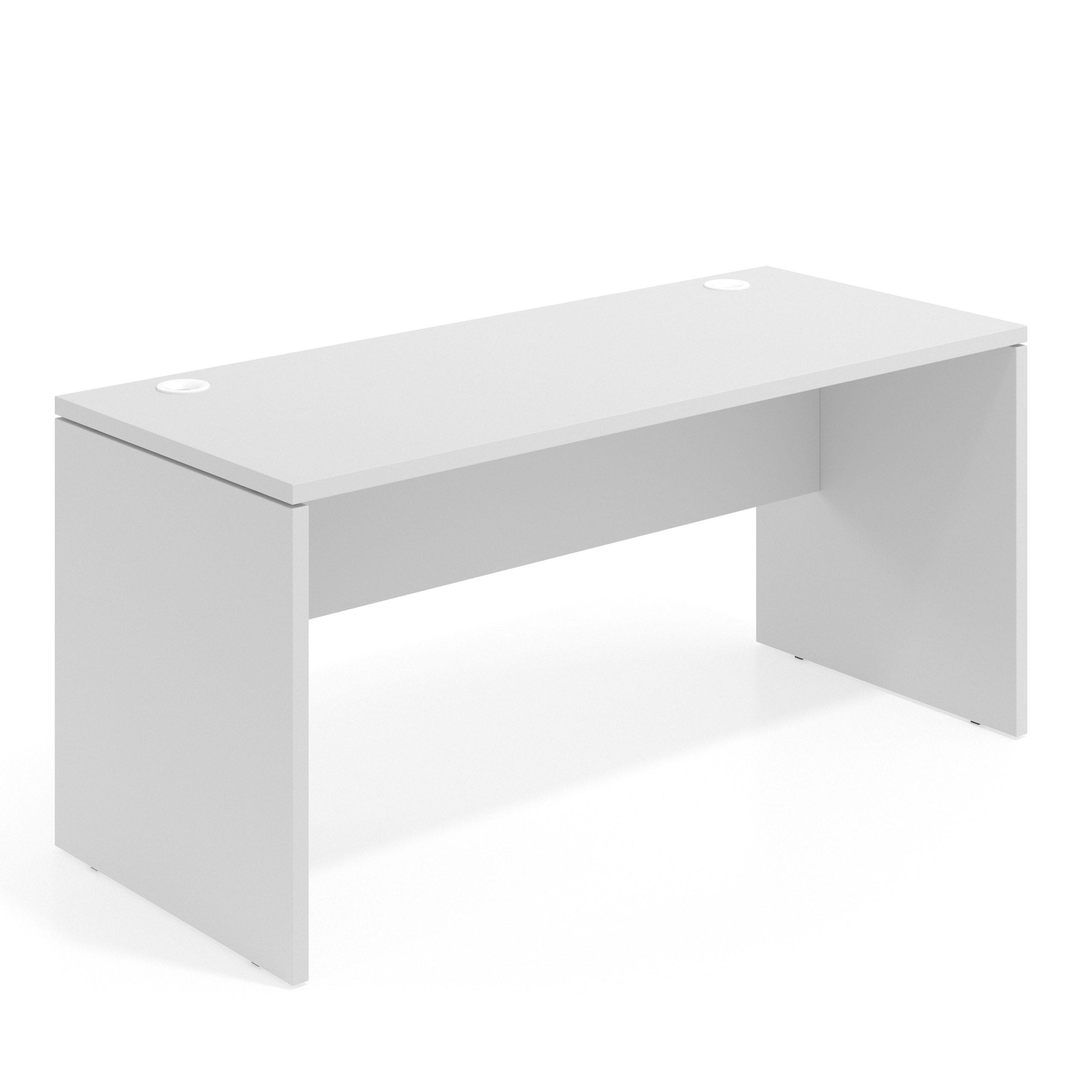 mesa de escritorio 100x68 blanco mate workplus mesa individual fondo 68cm 1