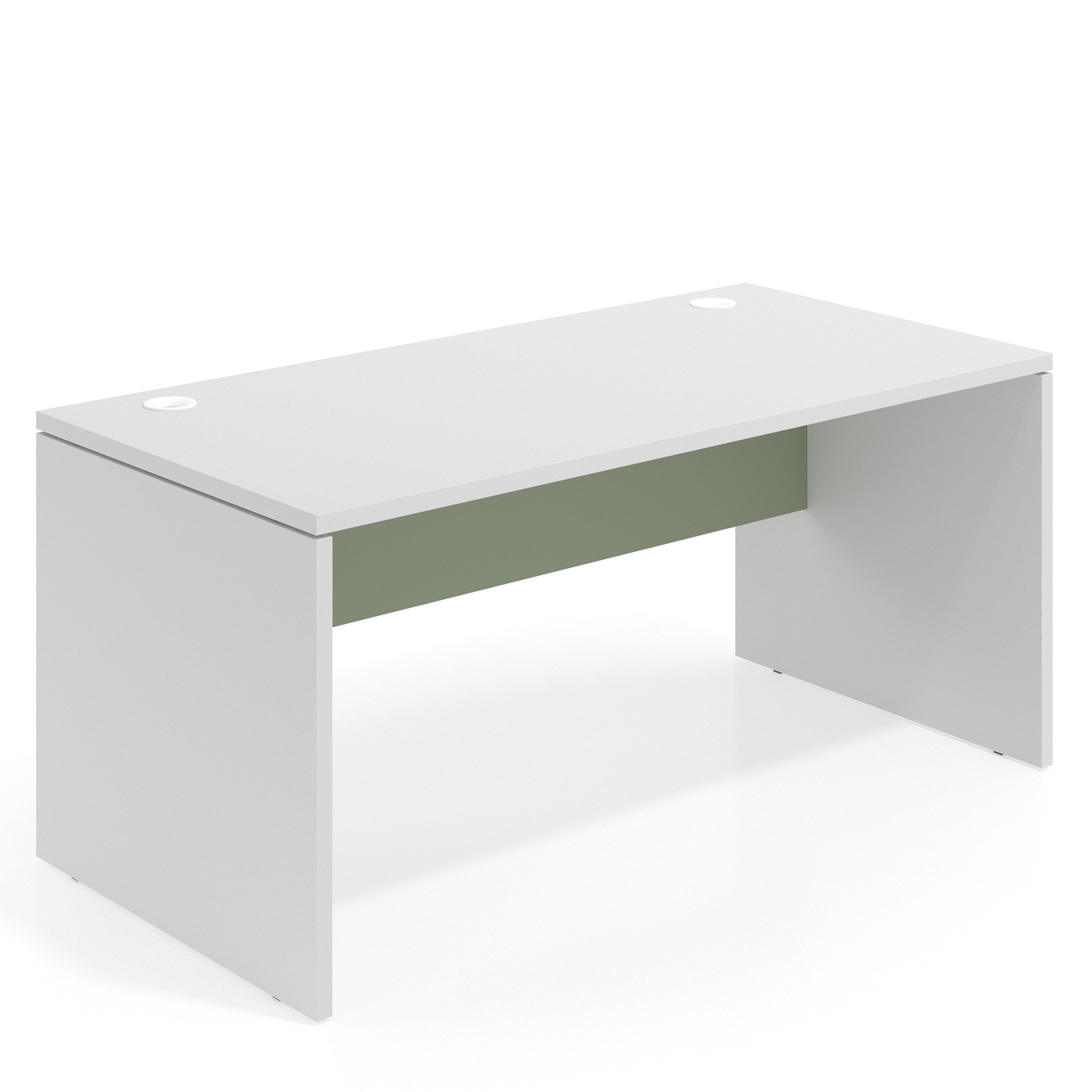 mesa de escritorio 100x80 blanco mate sauce workplus mesa individual fondo 80cm 1